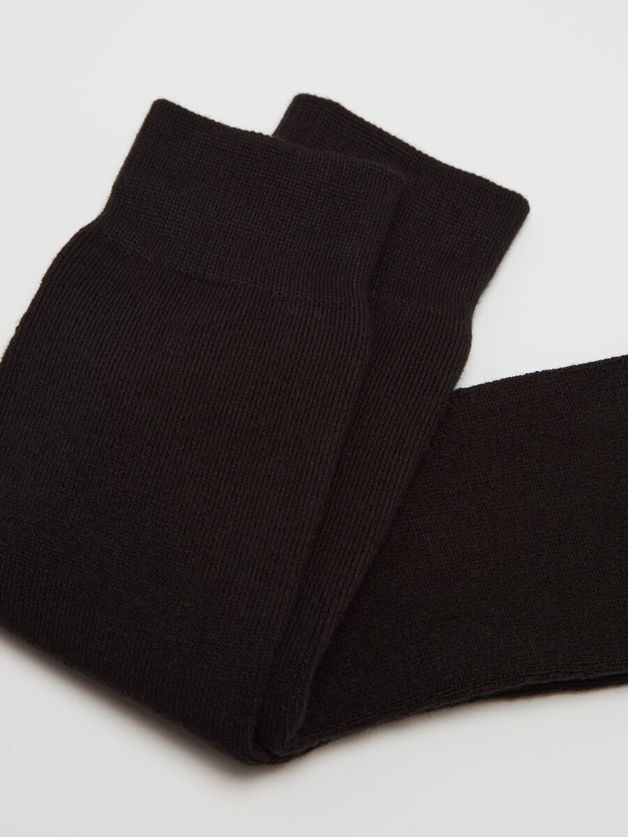 Two-pair pack short solid colour socks_1