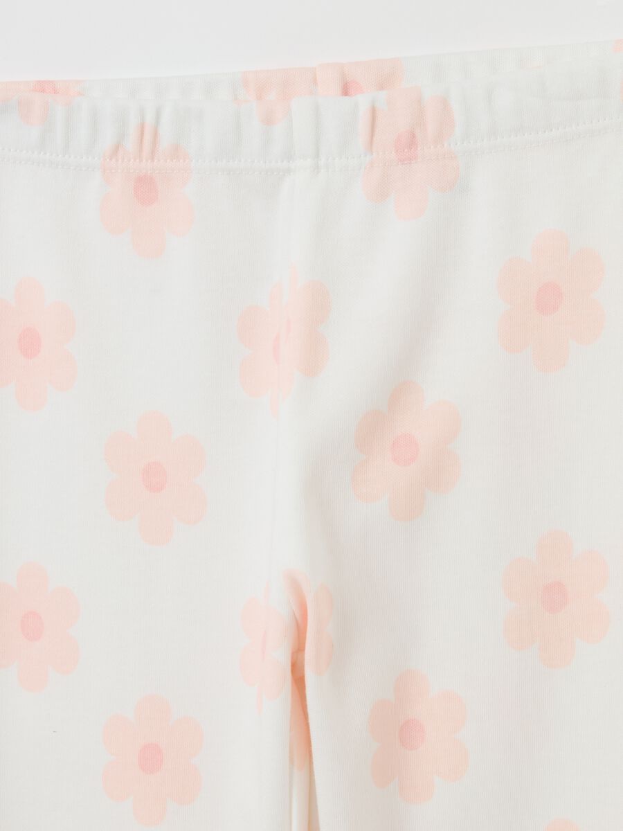 Organic cotton pyjamas with bow and print_2