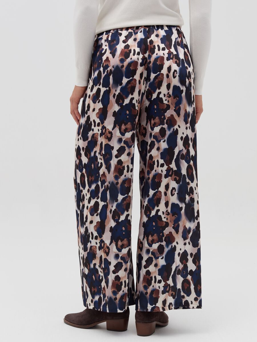 Pantalone a gamba larga animalier_2