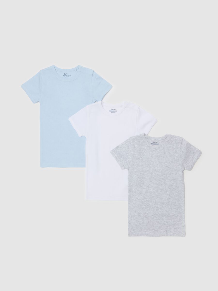 Tripack t-shirt intime in cotone bio_0