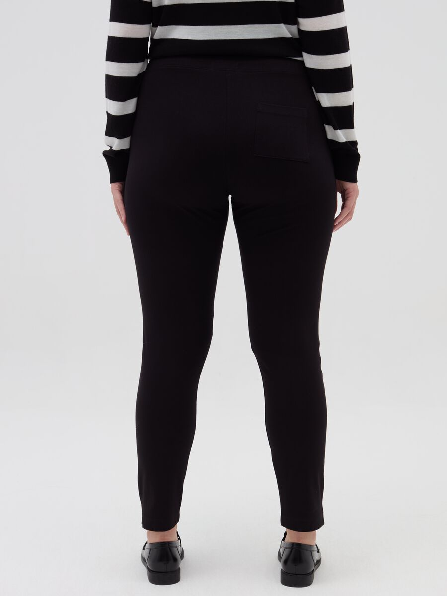 Curvy stretch cotton leggings_2