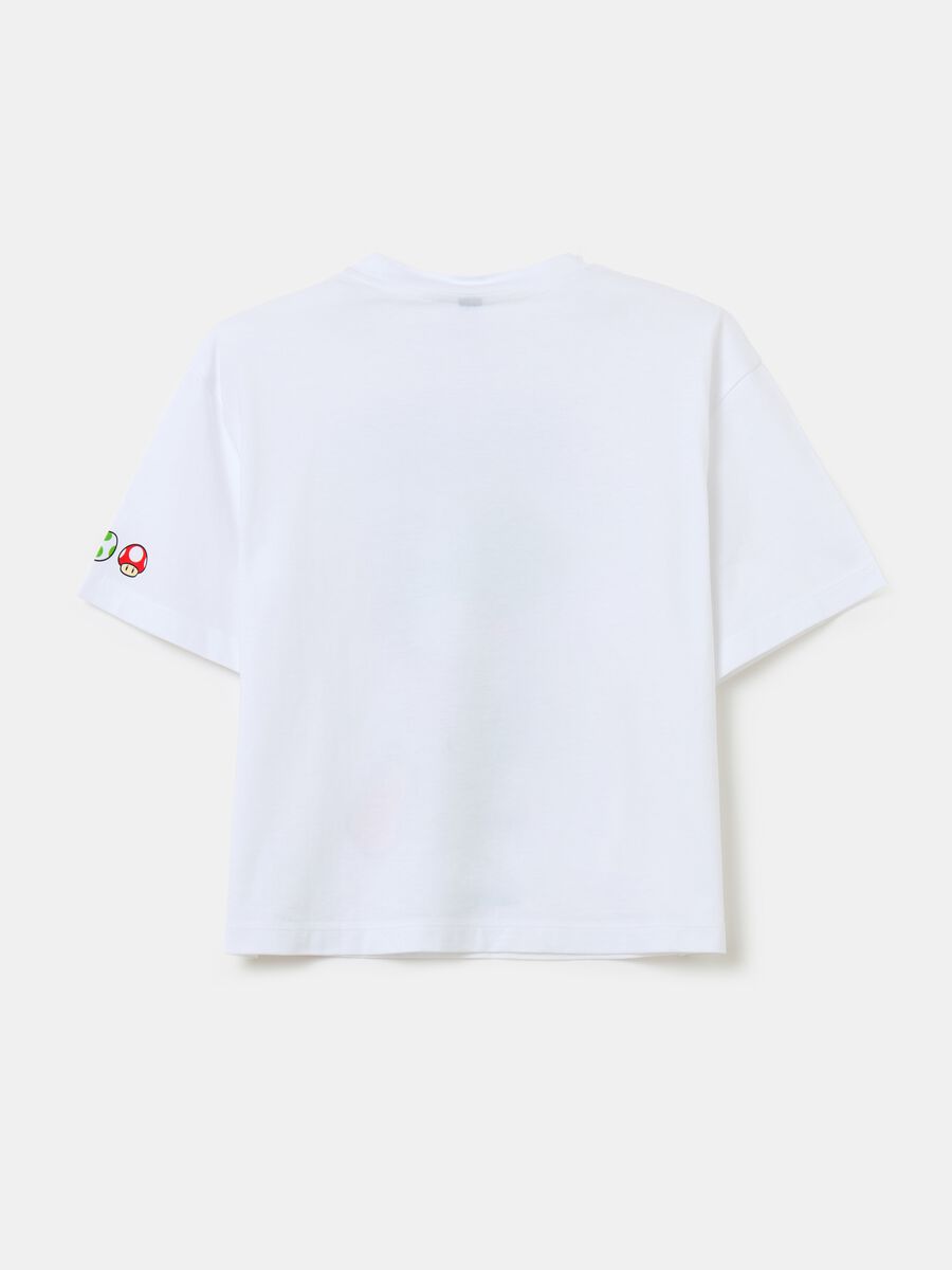 Cotton T-shirt with Yoshi print_3