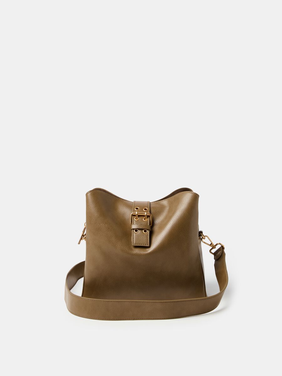 Bucket bag with external pockets_0