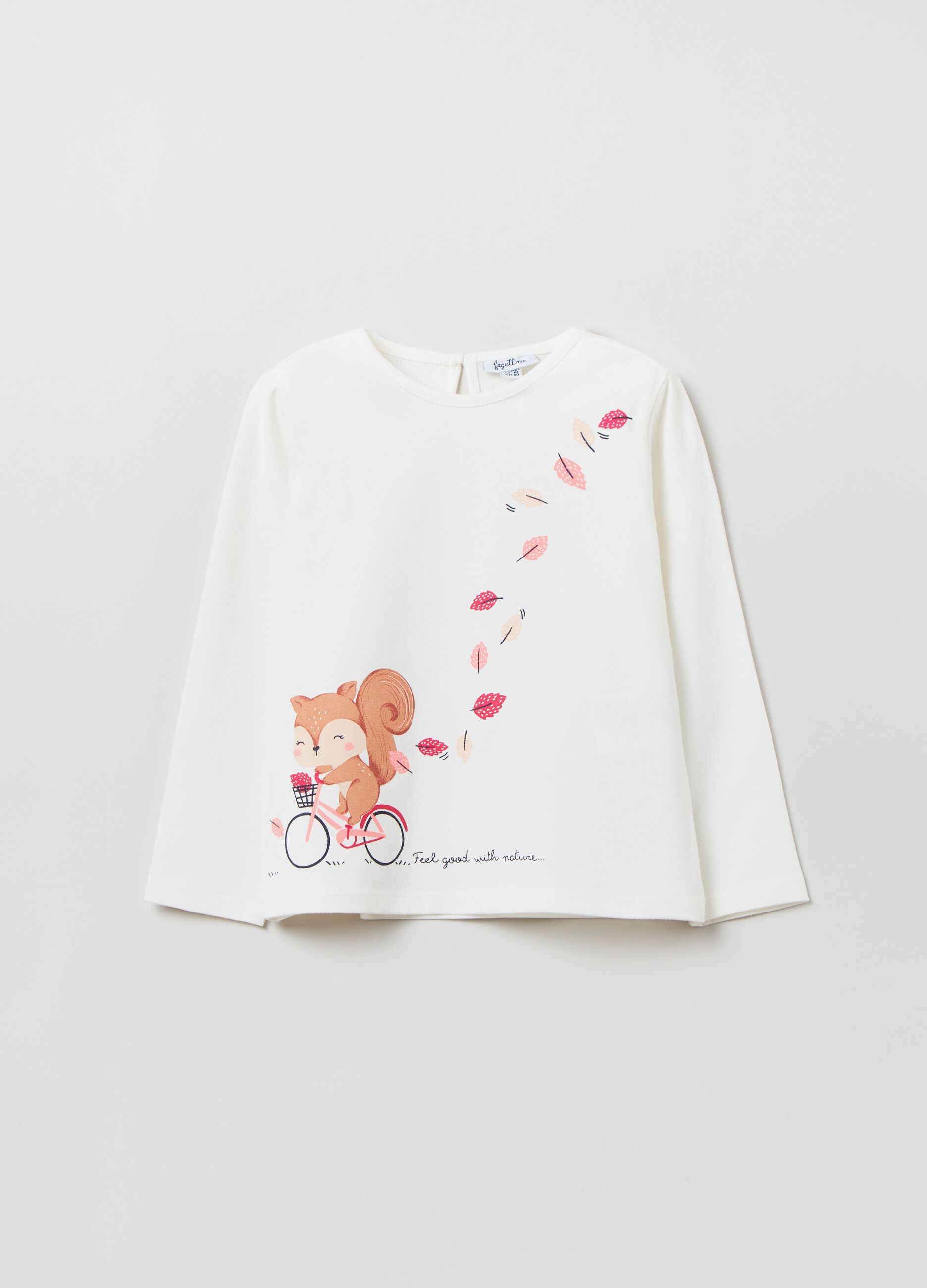 Long-sleeved T-shirt with print