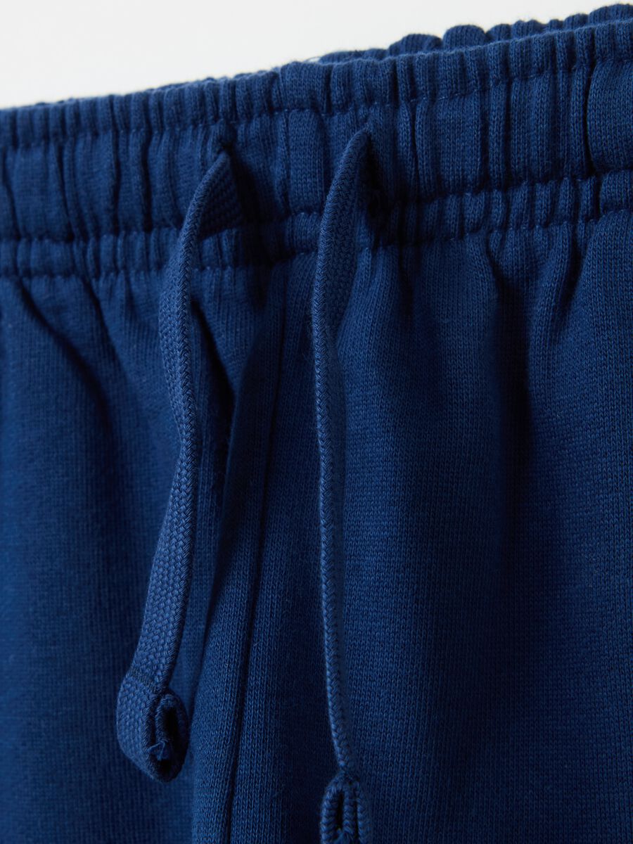 Fleece joggers with drawstring_2