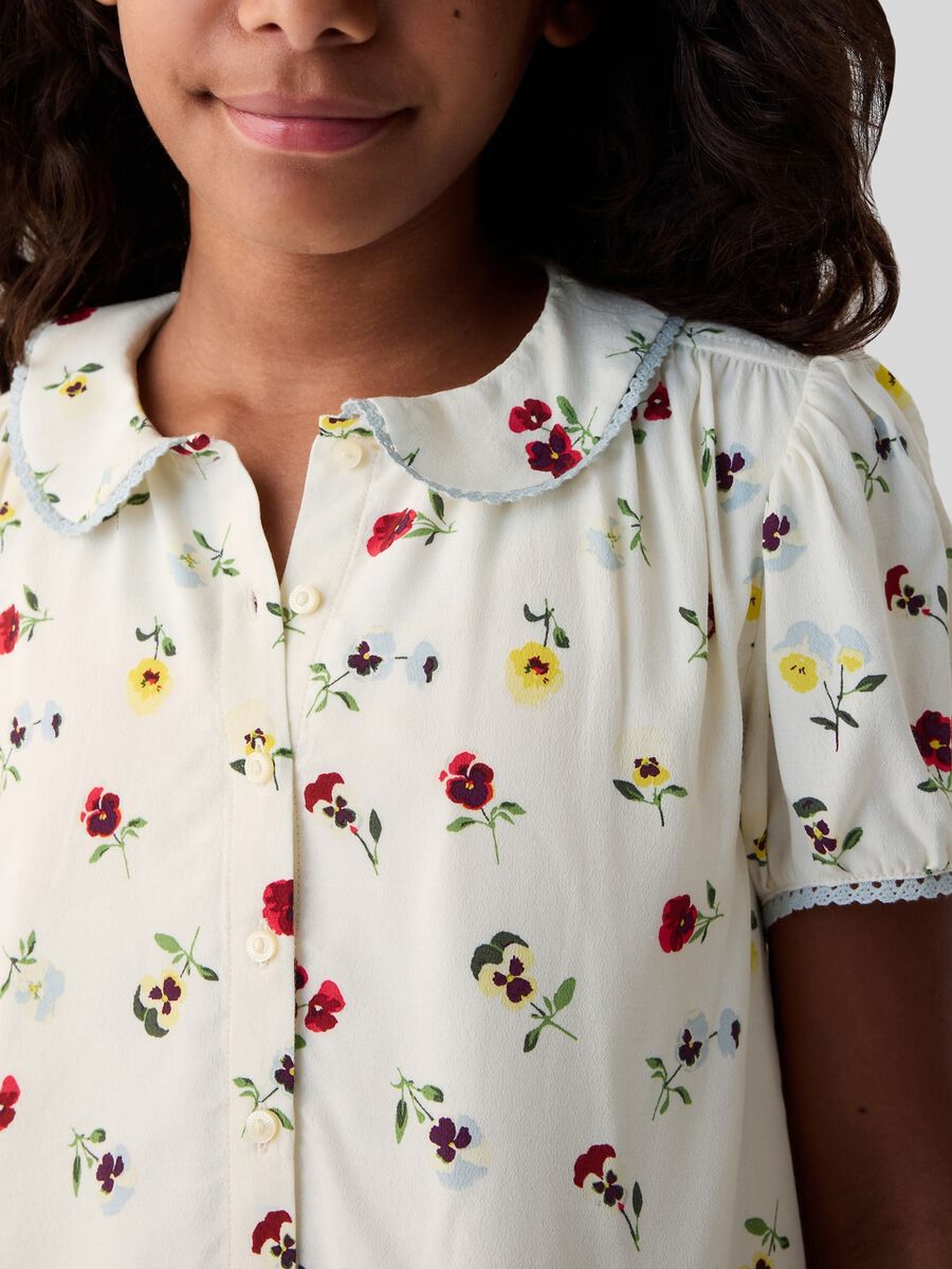 GAP for DÔEN shirt with floral pattern_1