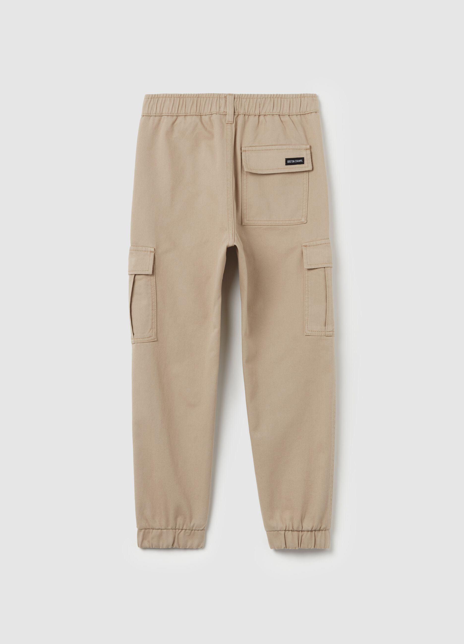 Cotton cargo joggers