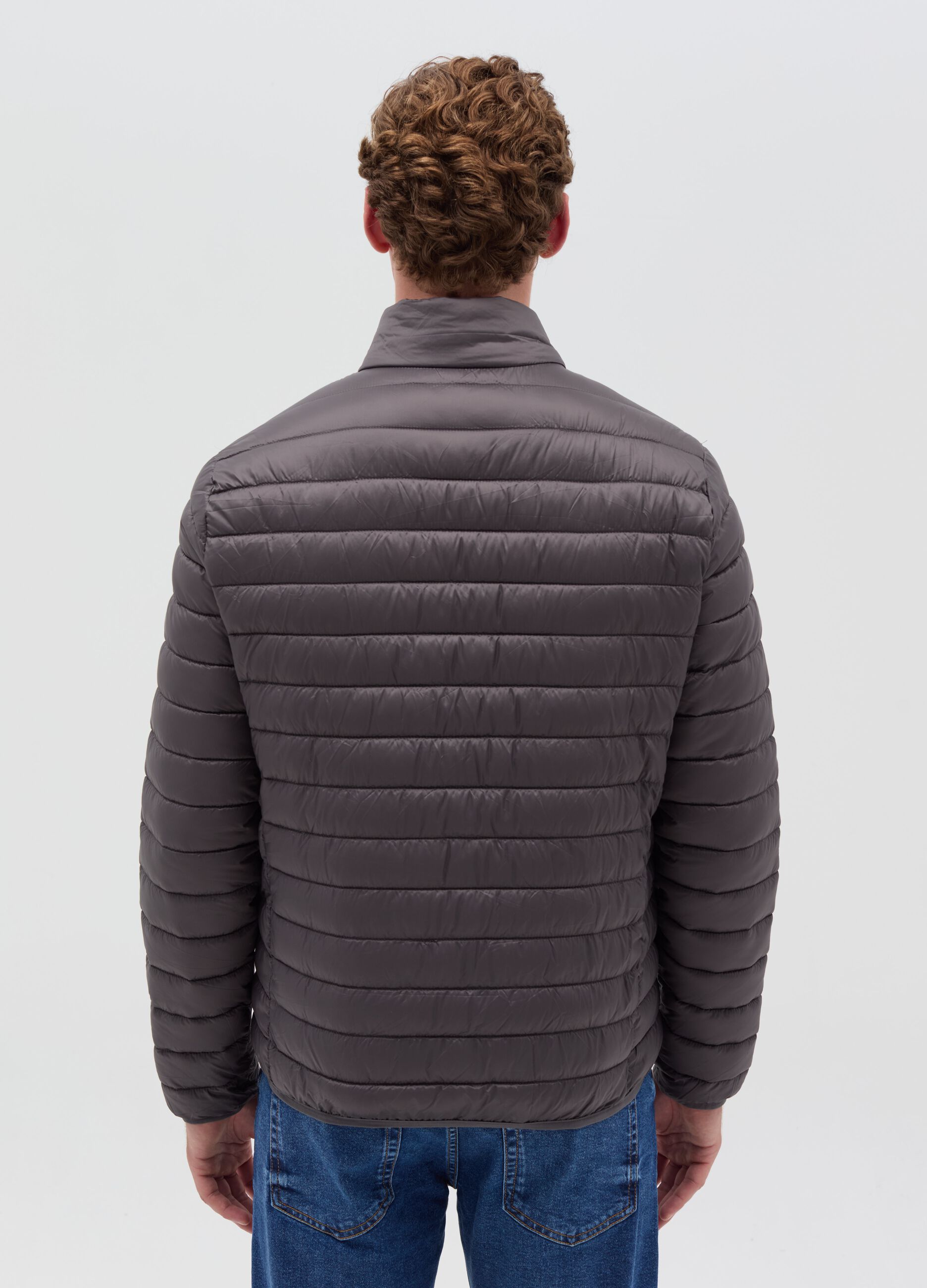 Ultralight full-zip down jacket