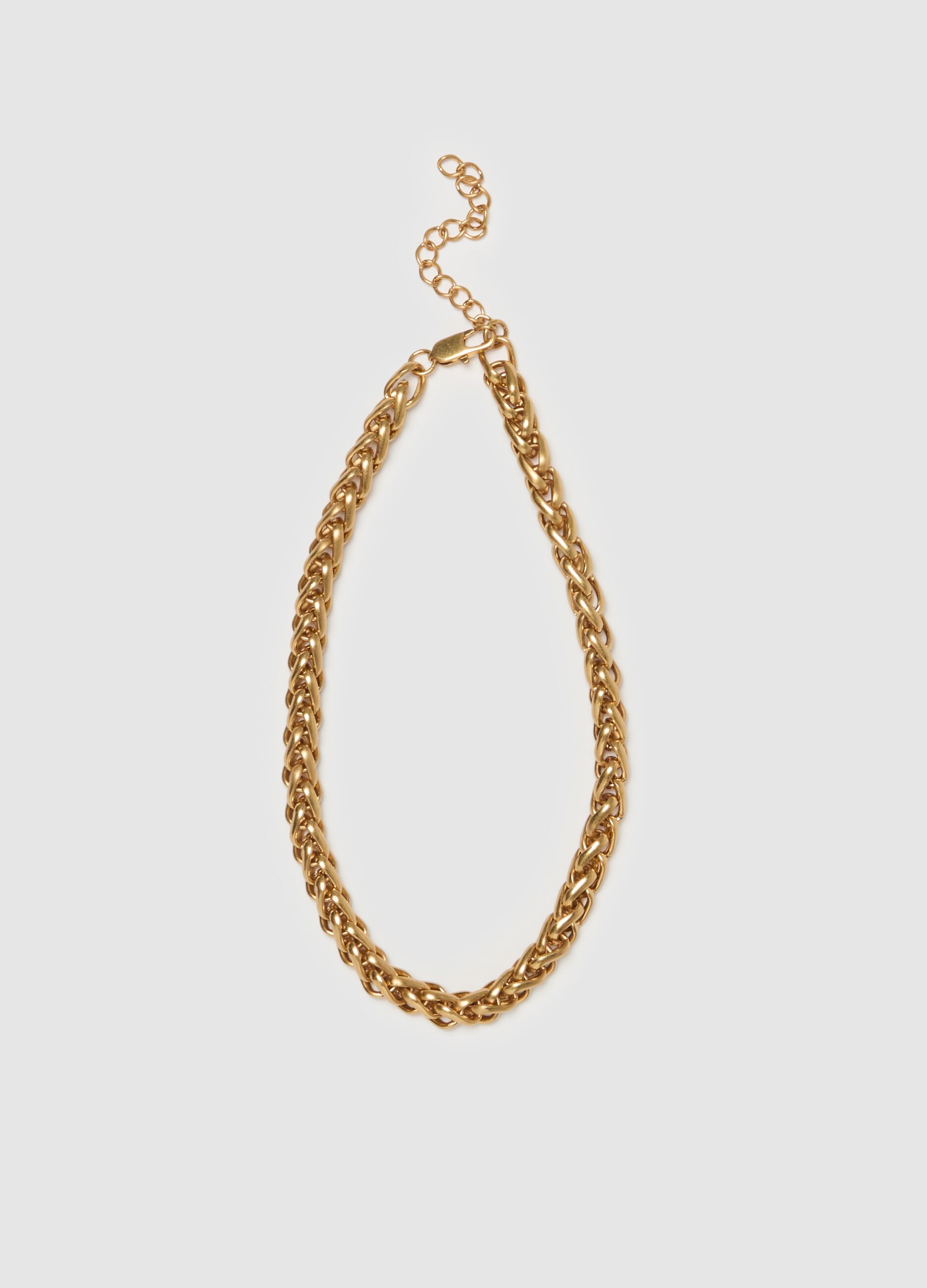 Golden chain necklace