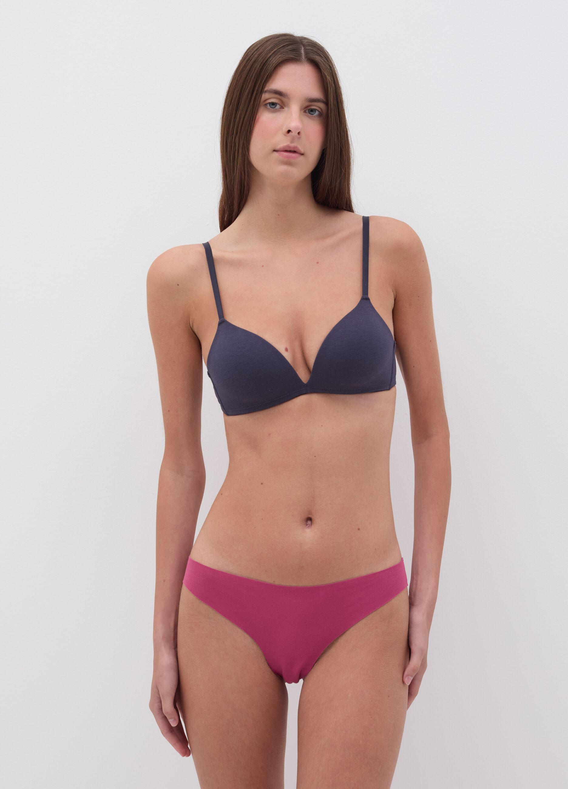 Sara triangle bra in organic cotton