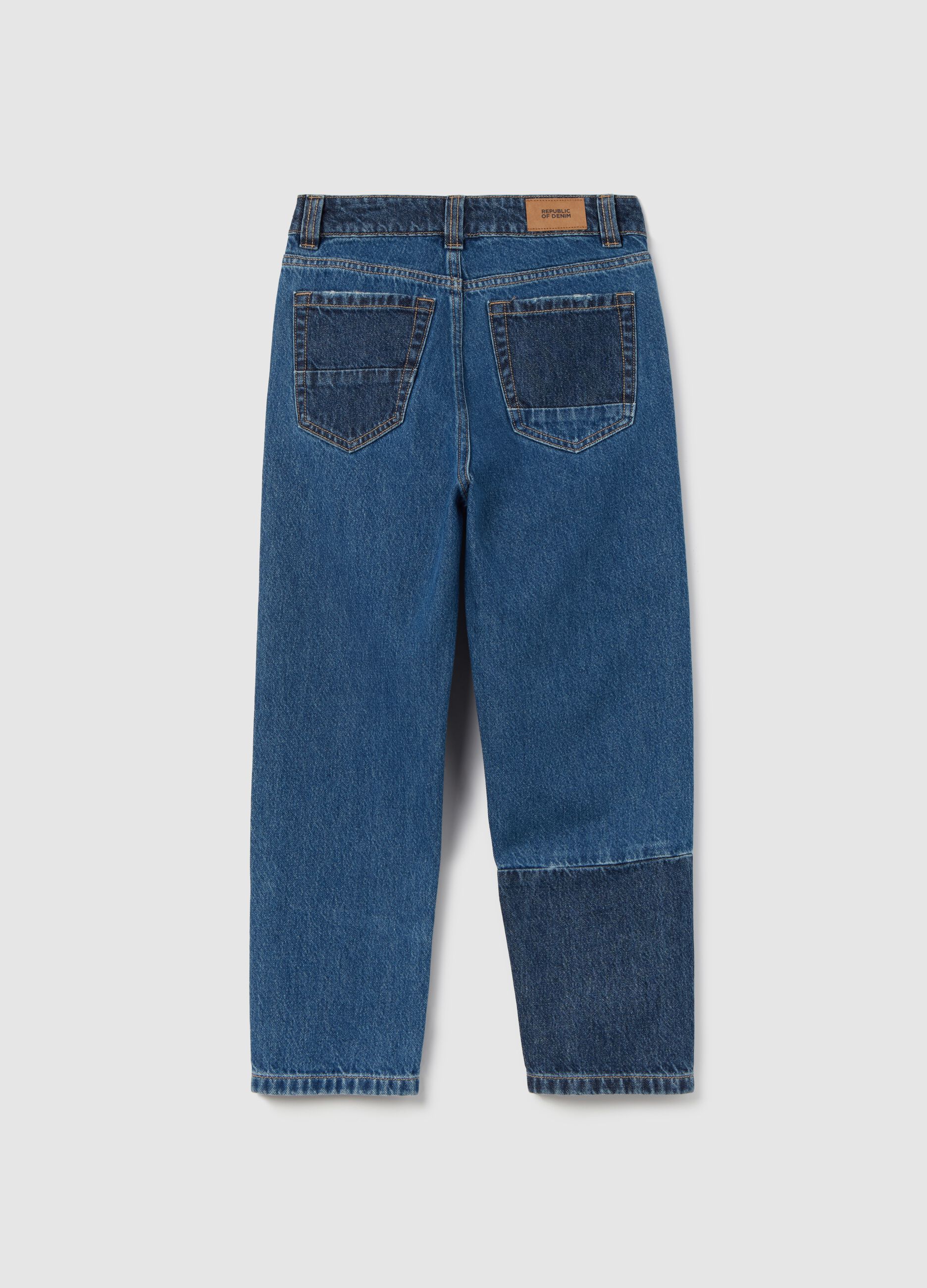 Relaxed-fit jeans with double wash