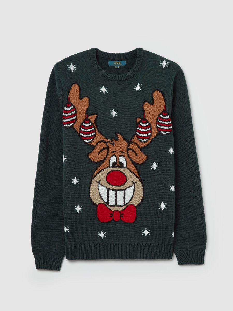 Christmas Jumper with Rudolph the reindeer_4