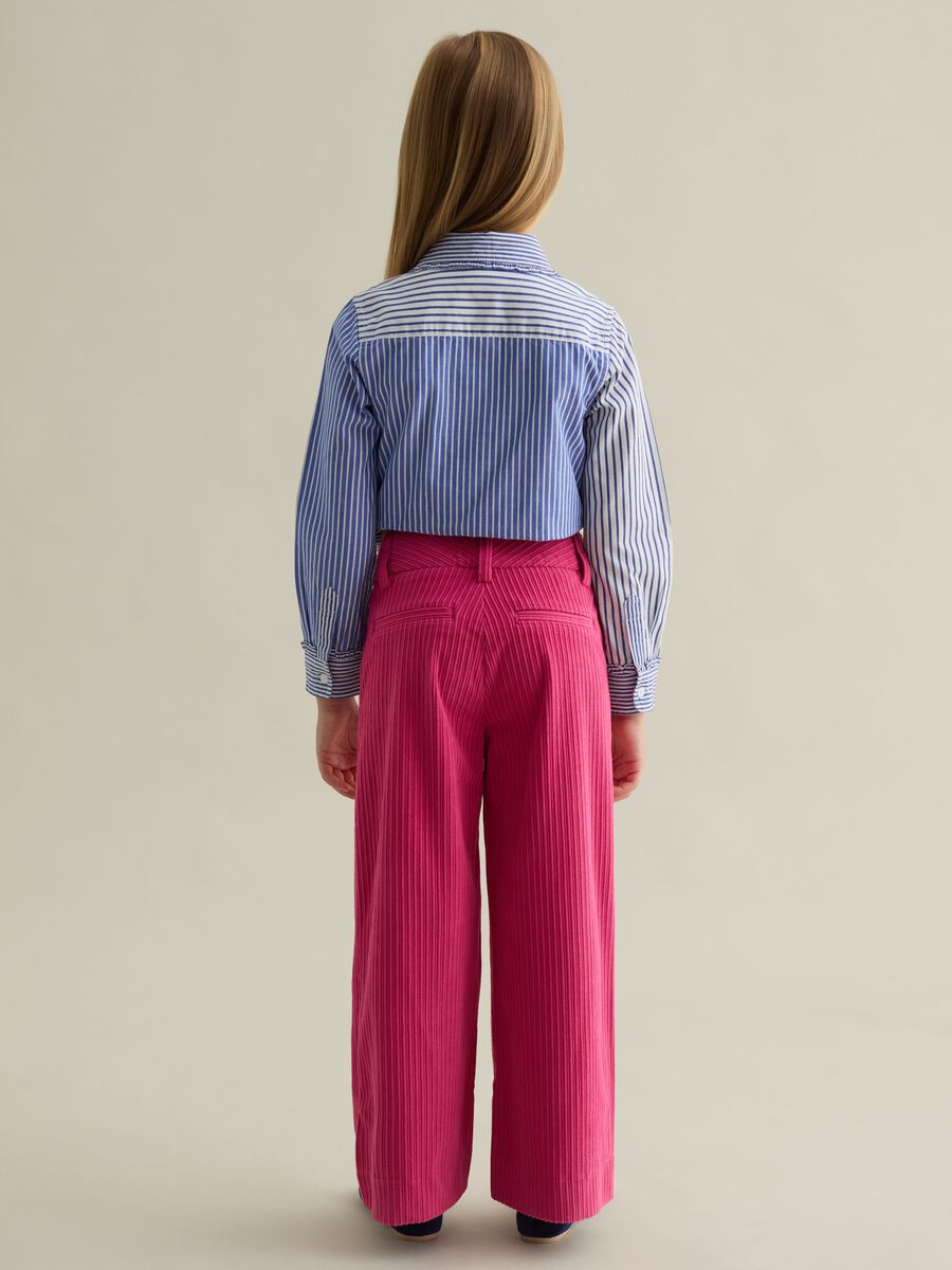 Wide-leg trousers in corduroy_1