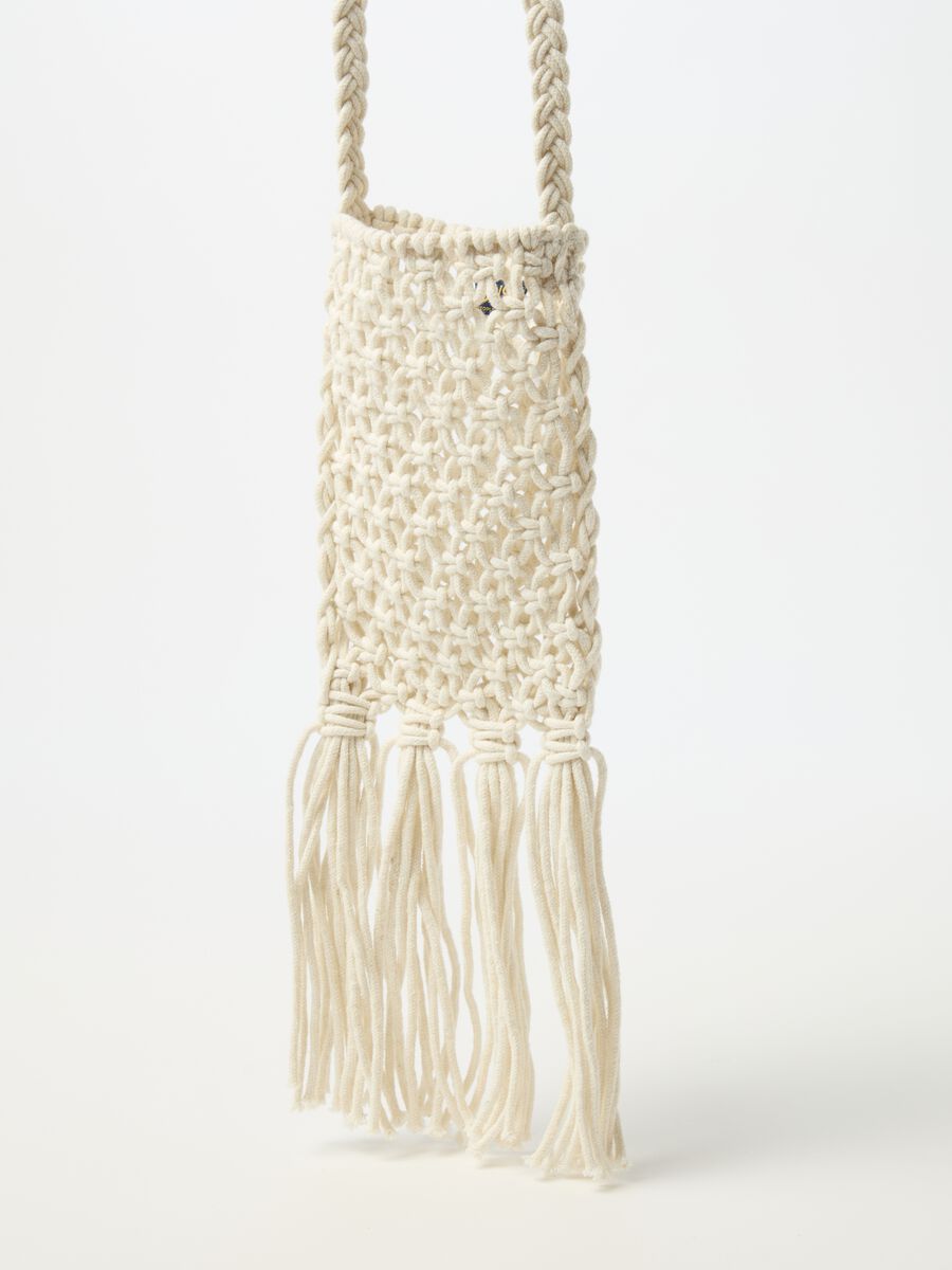 Crochet bag with fringing_1