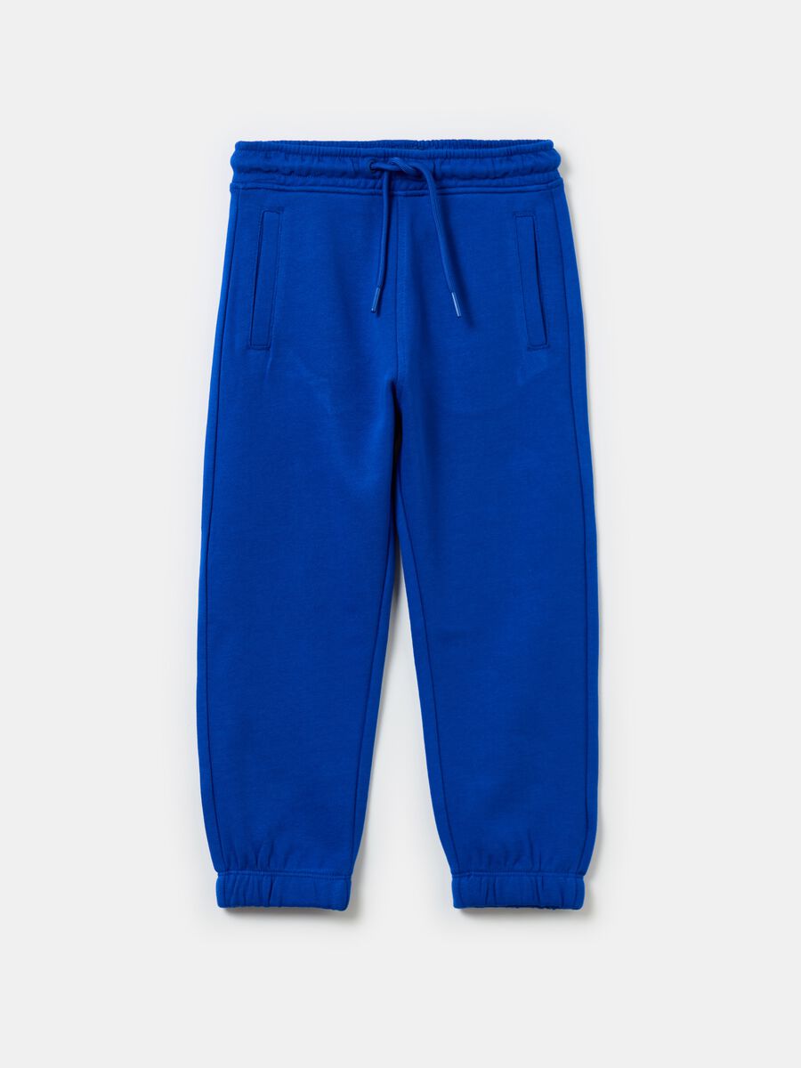 Essential joggers in cotton with drawstring_0