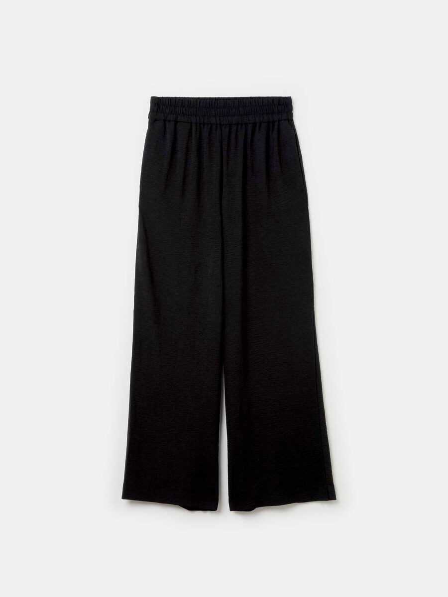 Crinkle-effect fluid trousers_4