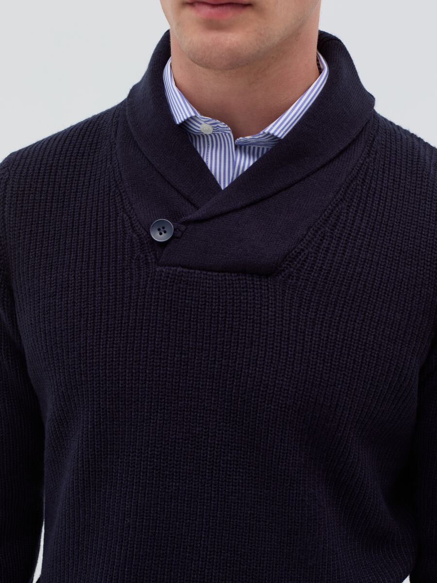 Pullover with shawl neck_3