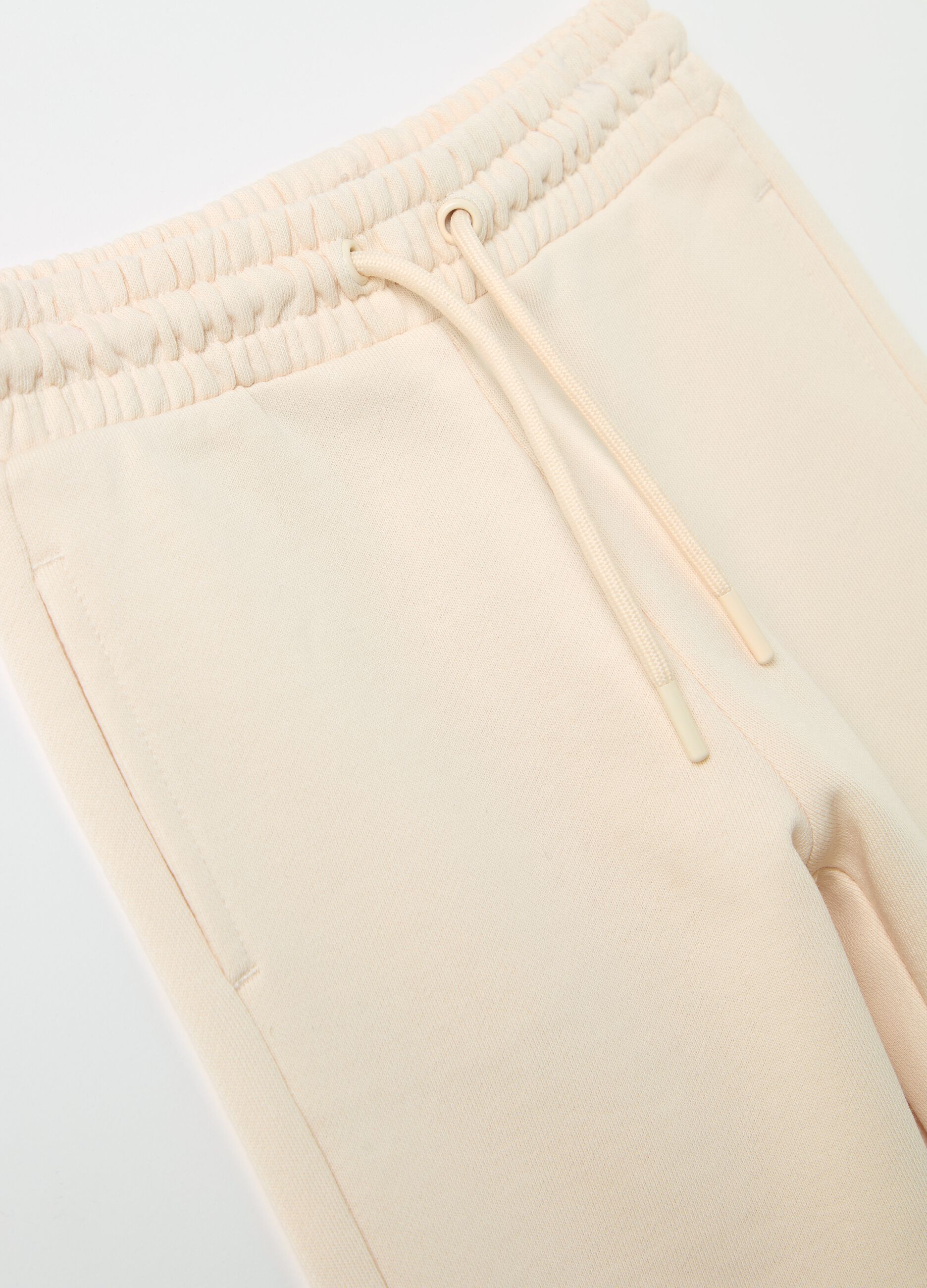 Essential joggers in organic cotton with drawstring