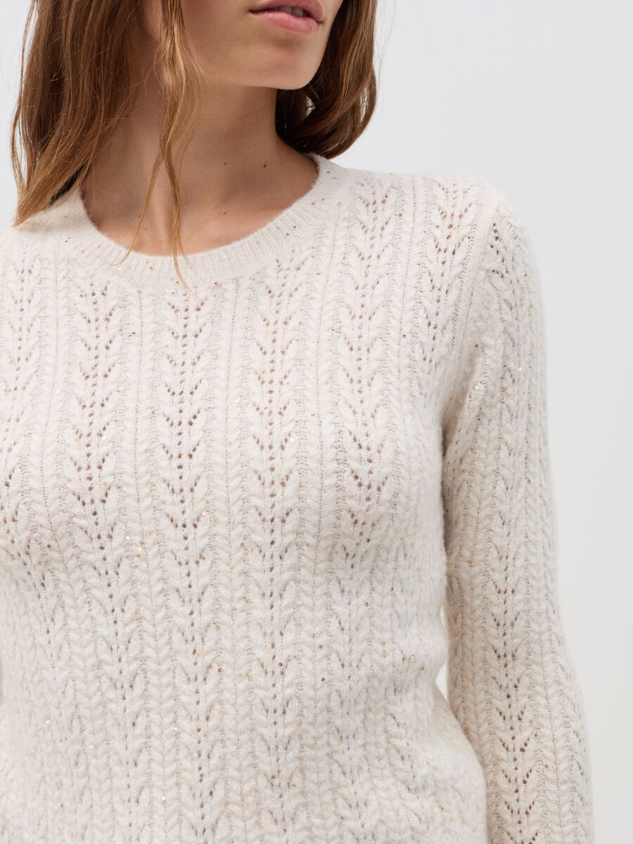 Lurex pullover with micro sequins_2