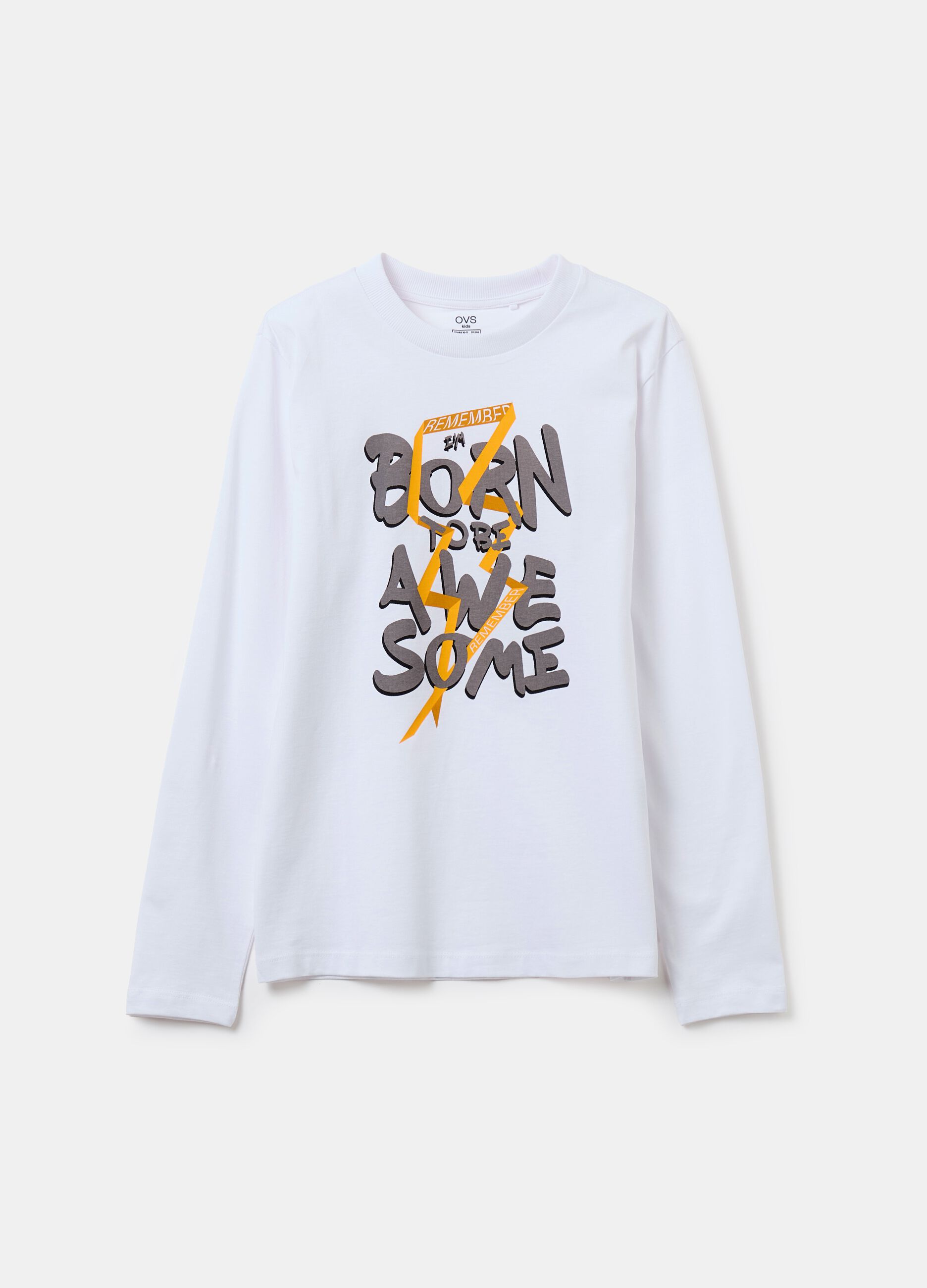 Long-sleeved T-shirt with print