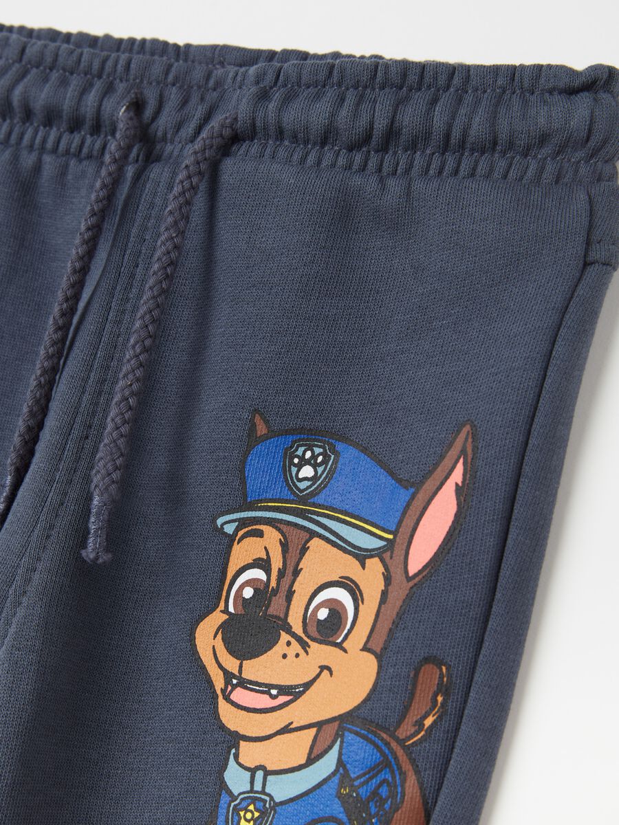 Cotton joggers with Paw Patrol print_2