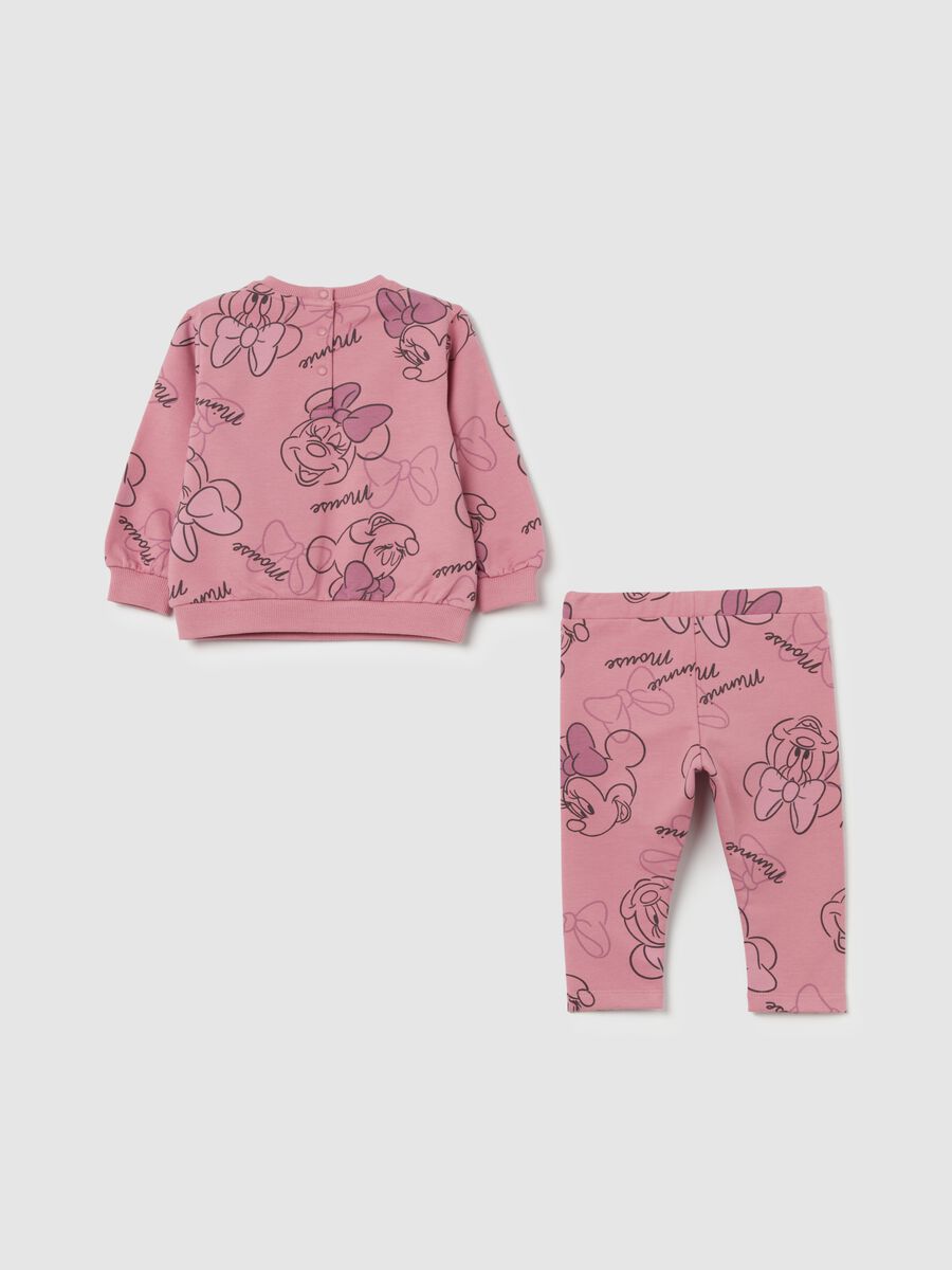 Organic cotton jogging set with Minnie Mouse print_1