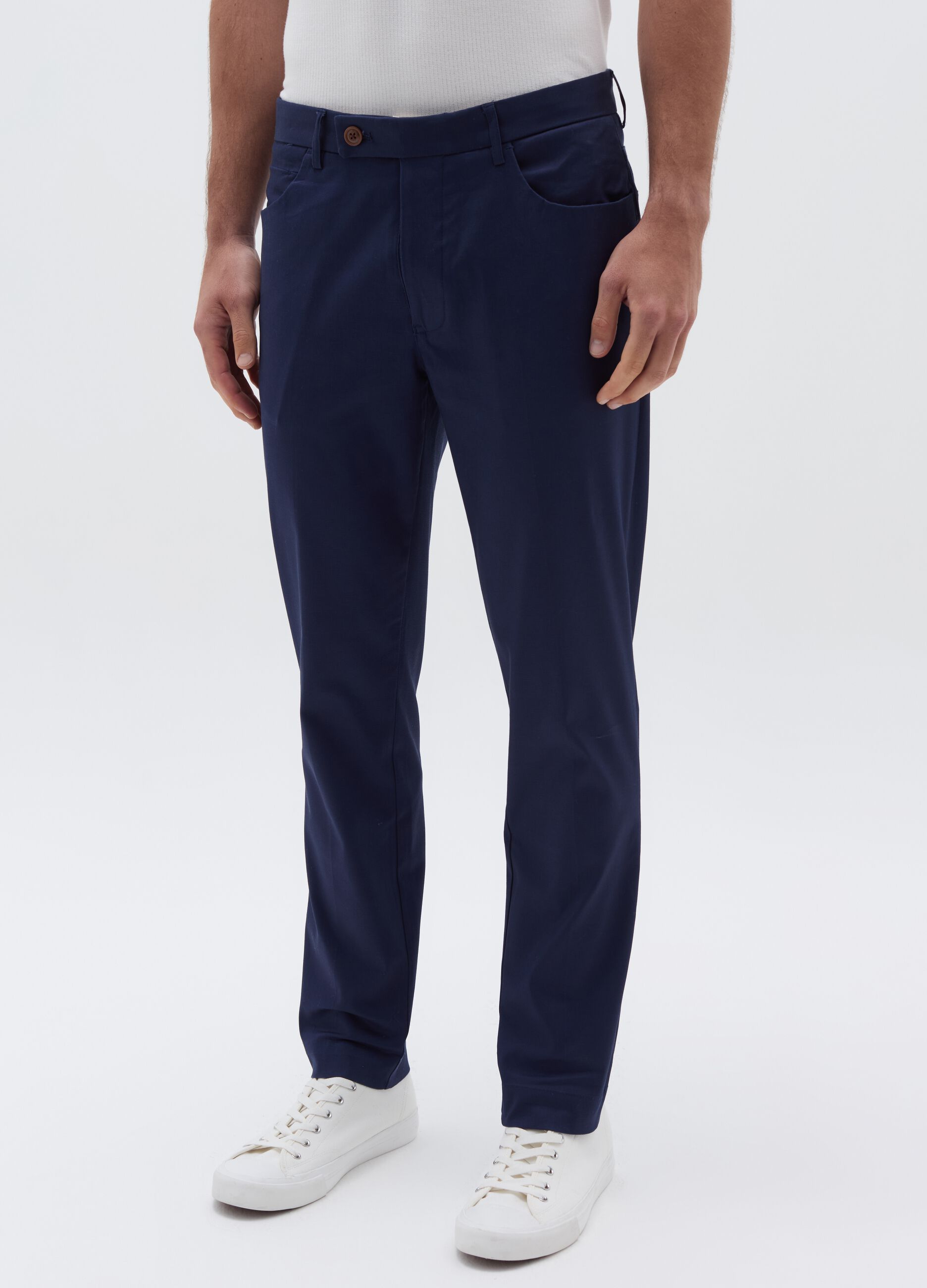 B.ST 1957 slim-fit trousers with five pockets