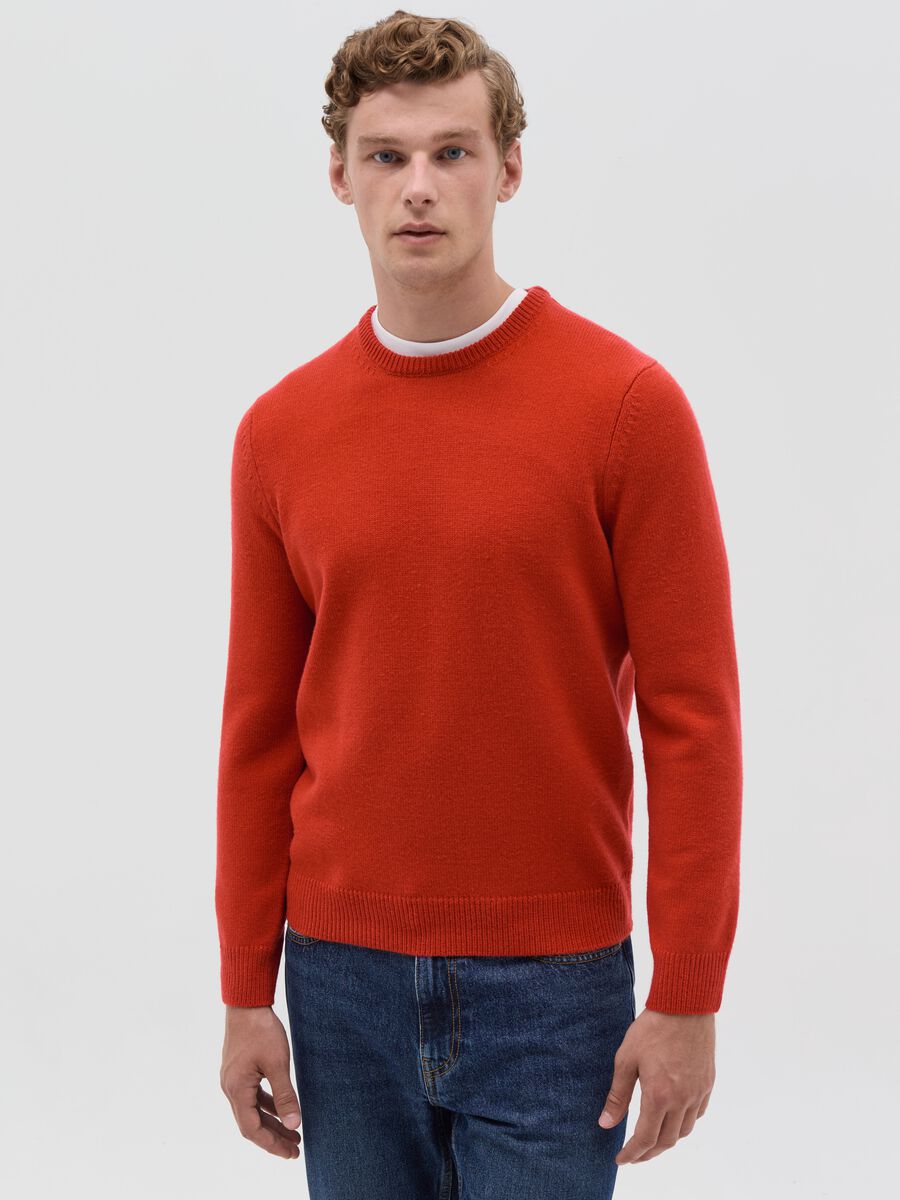 Round neck pullover_1