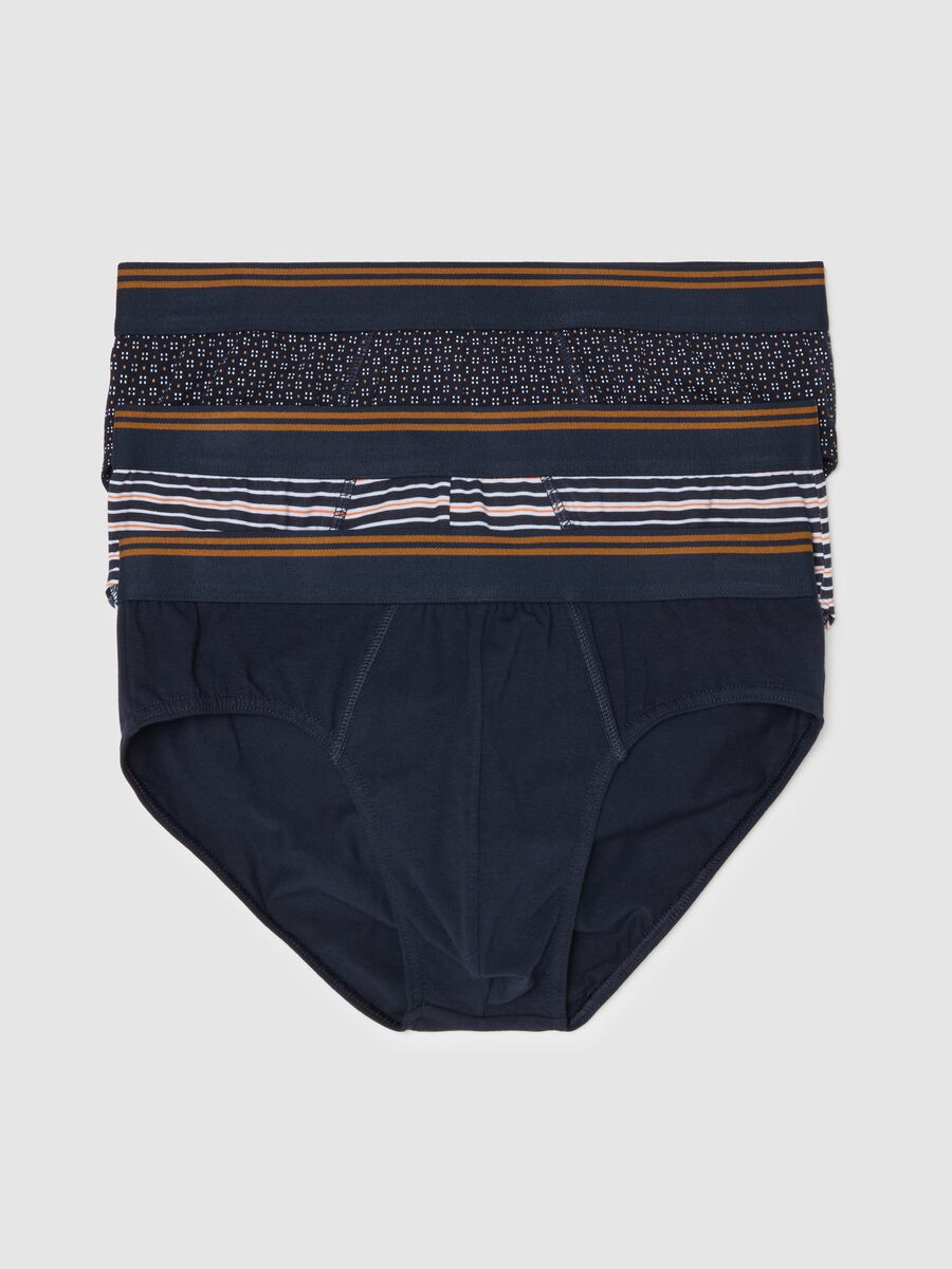 Three-pack briefs with striped edging_4