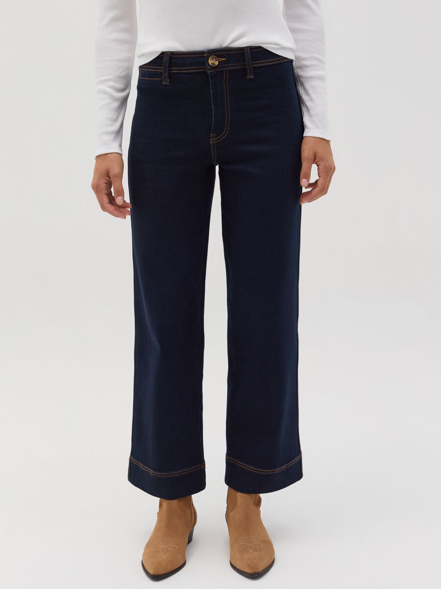 Jeans culotte stretch_1