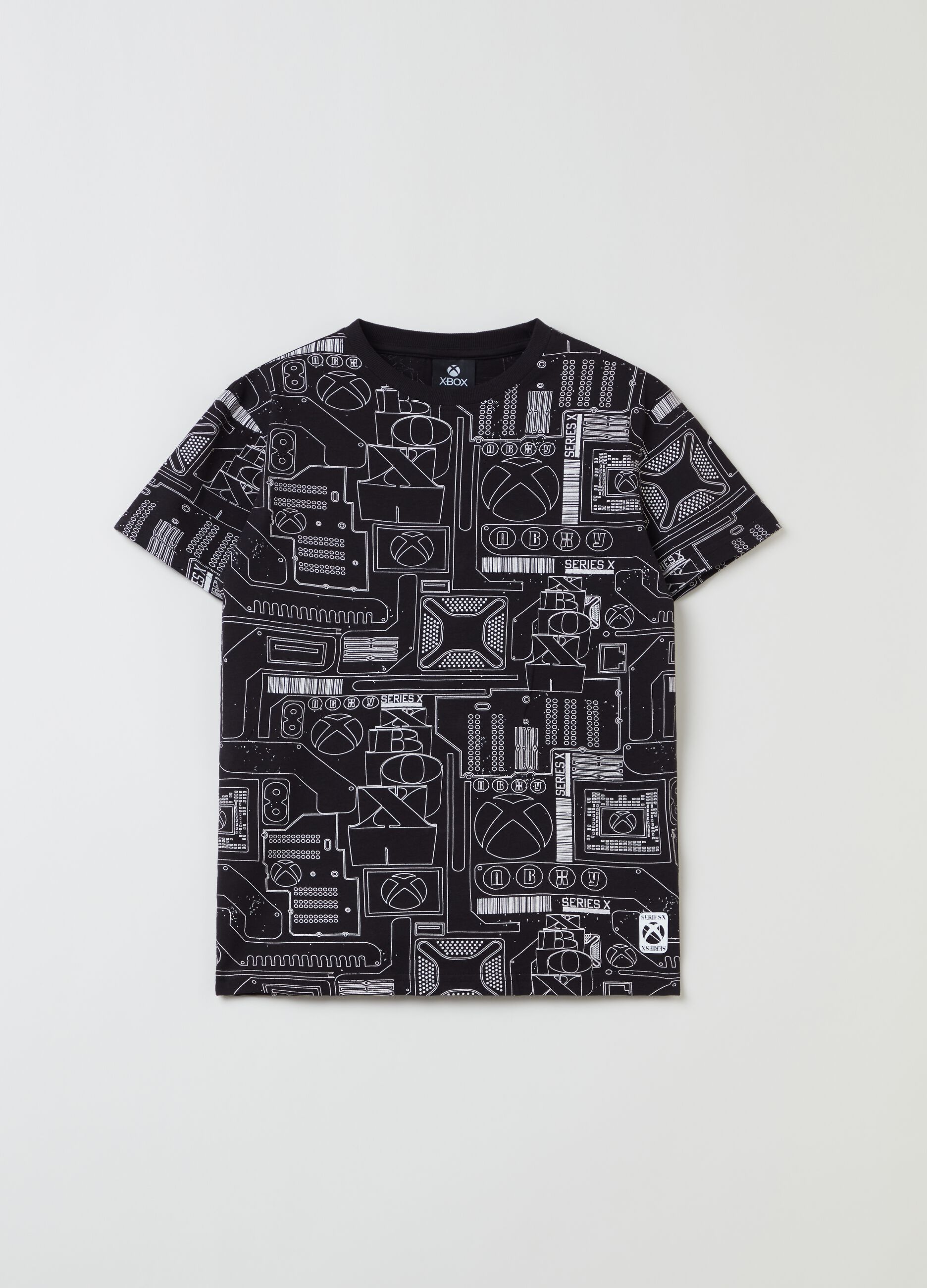 T-shirt with all-over X-Box Series print