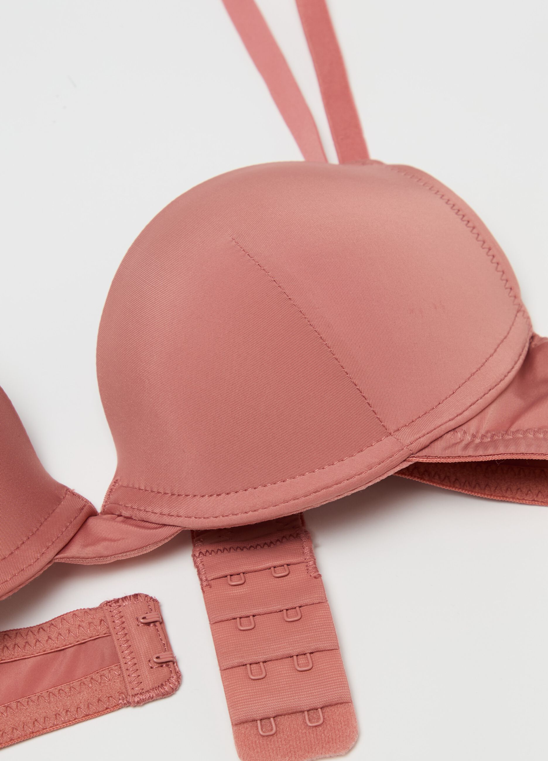 Push-up bra in stretch microfibre