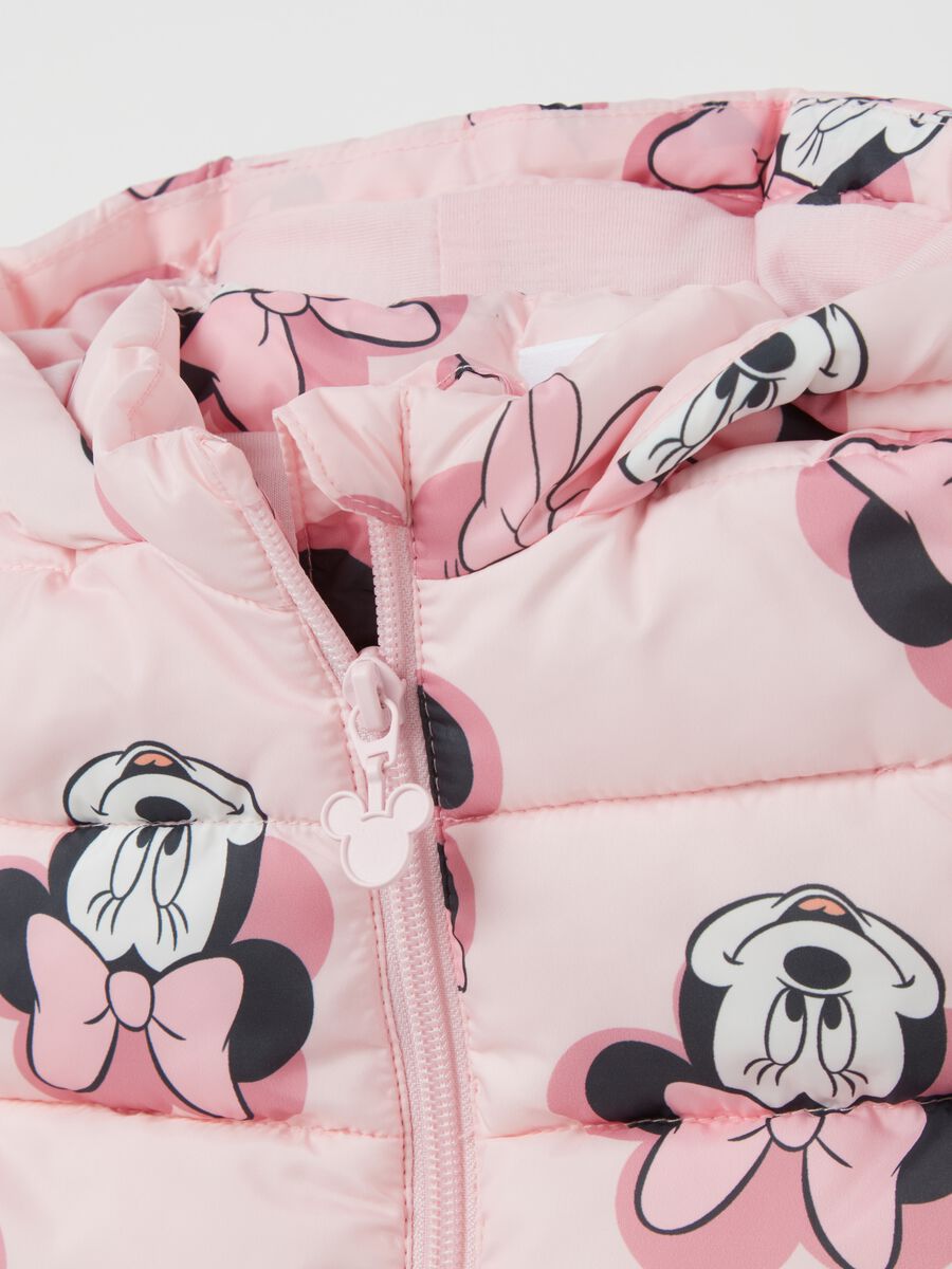 Quilted gilet with Minnie Mouse print_2