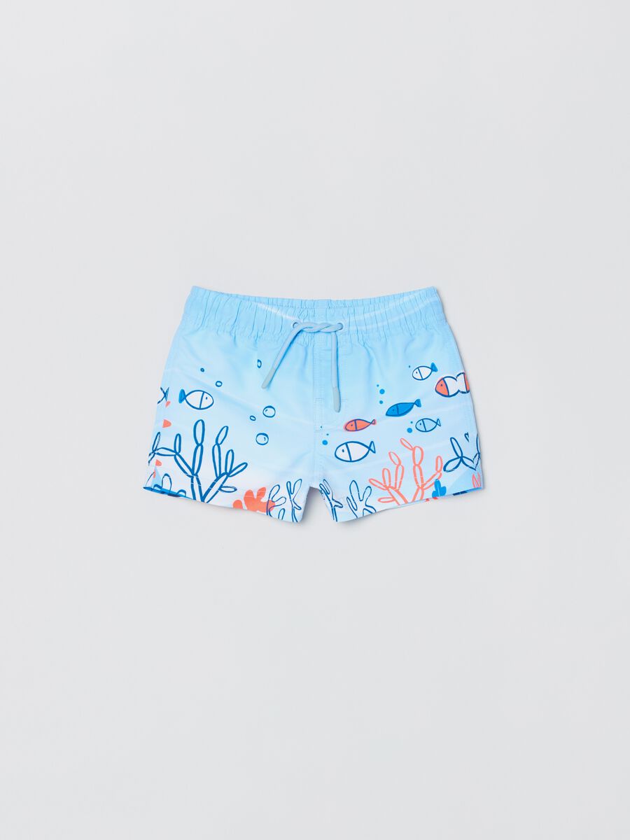 Swimming trunks with drawstring_0