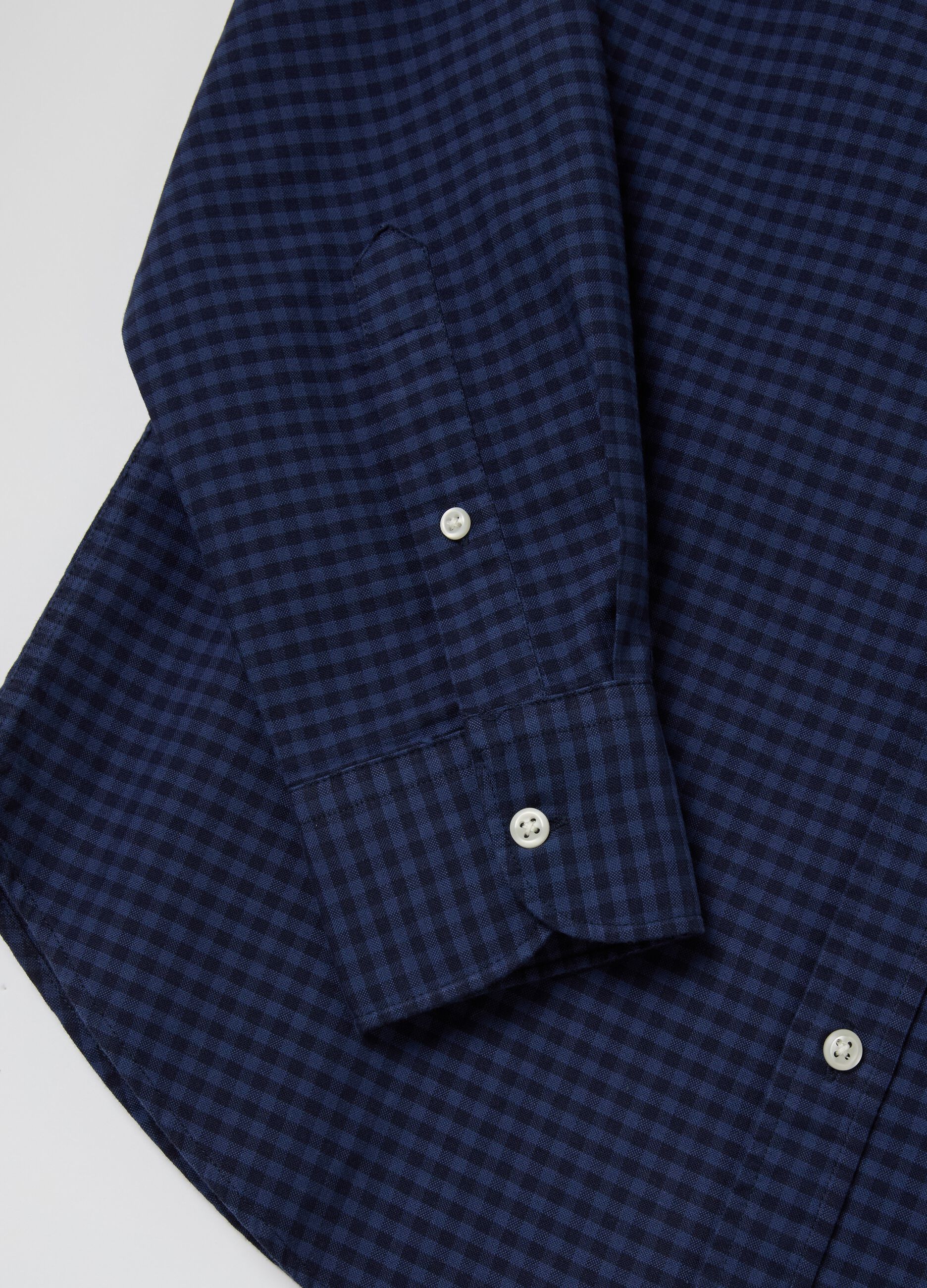 Check shirt in Oxford cotton