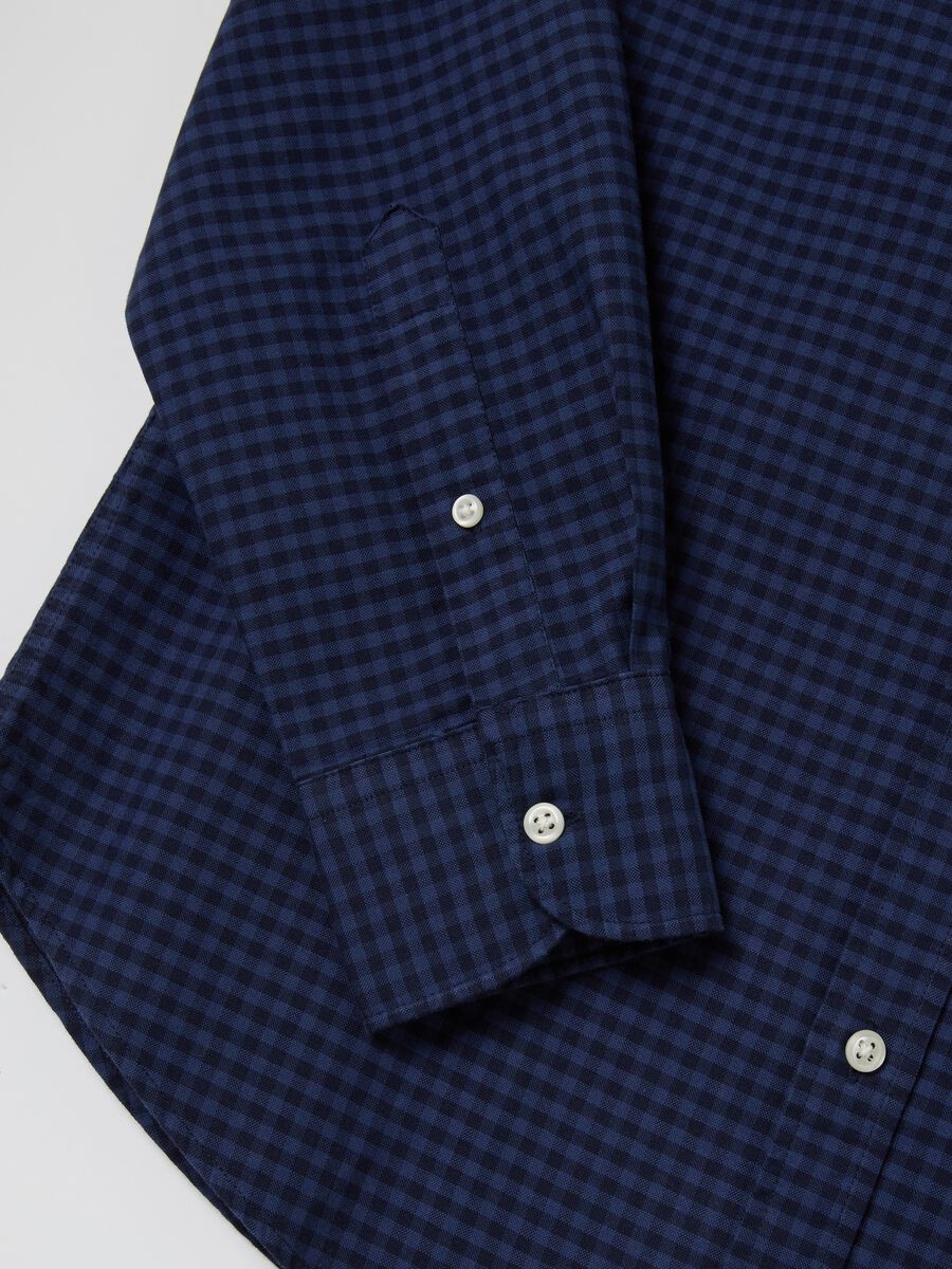 Check shirt in Oxford cotton_5