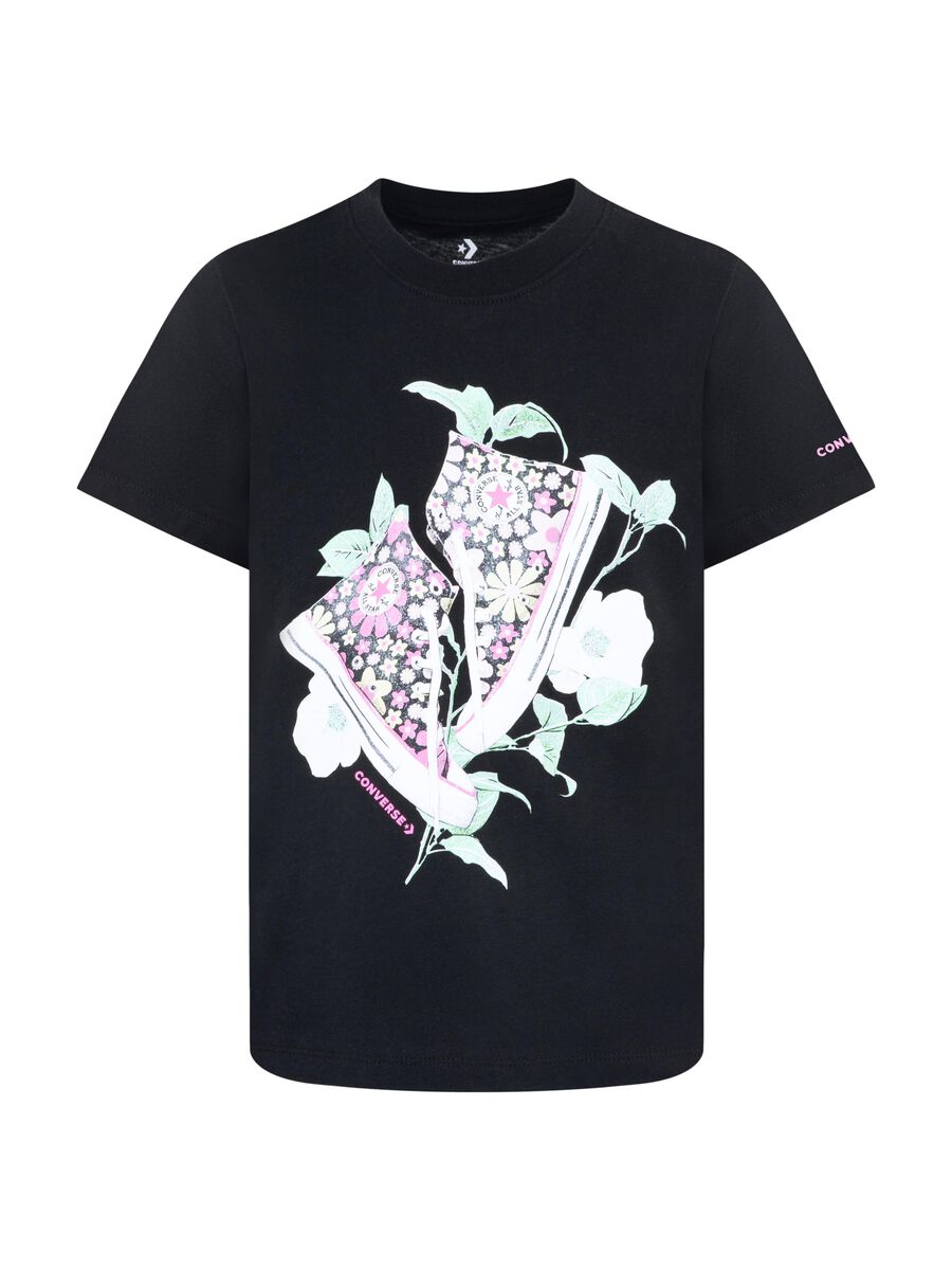 T-shirt with glitter All Star Shoe graphic print_0
