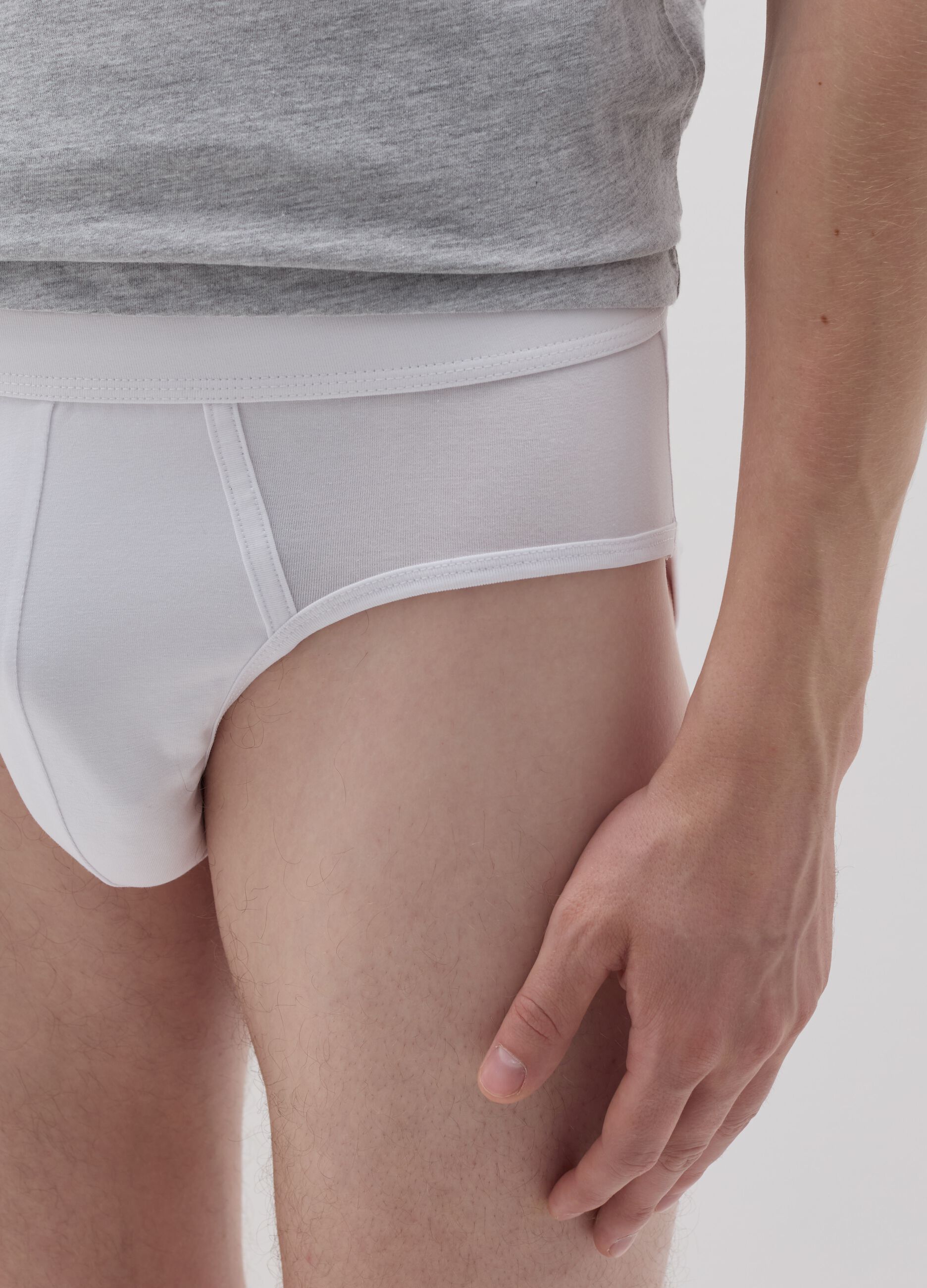 Two-pack briefs in stretch Supima cotton