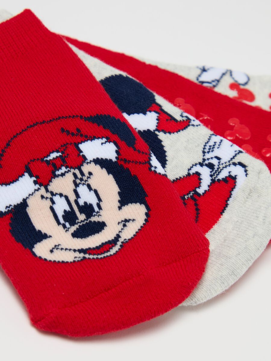 Two-pack slipper socks with Minnie Mouse Christmas design_2