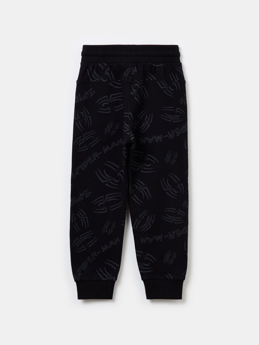Joggers con coulisse stampa Spider-Man_1