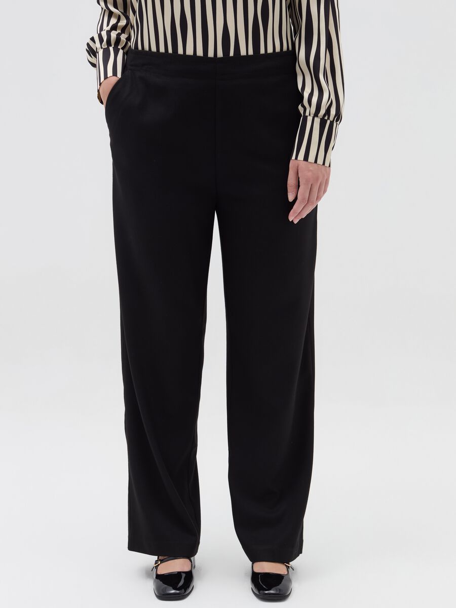 Curvy straight-fit trousers_1