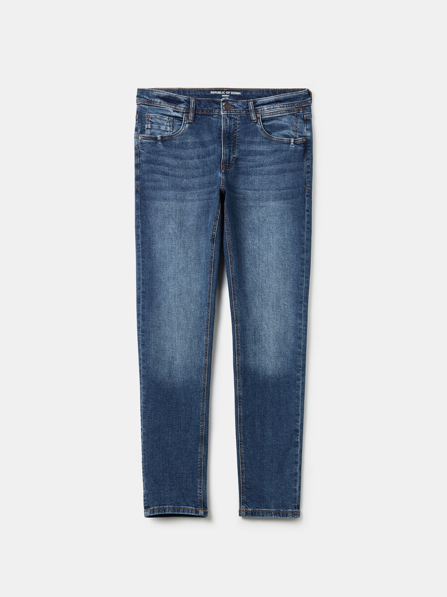 Skinny-fit jeans with fading_4