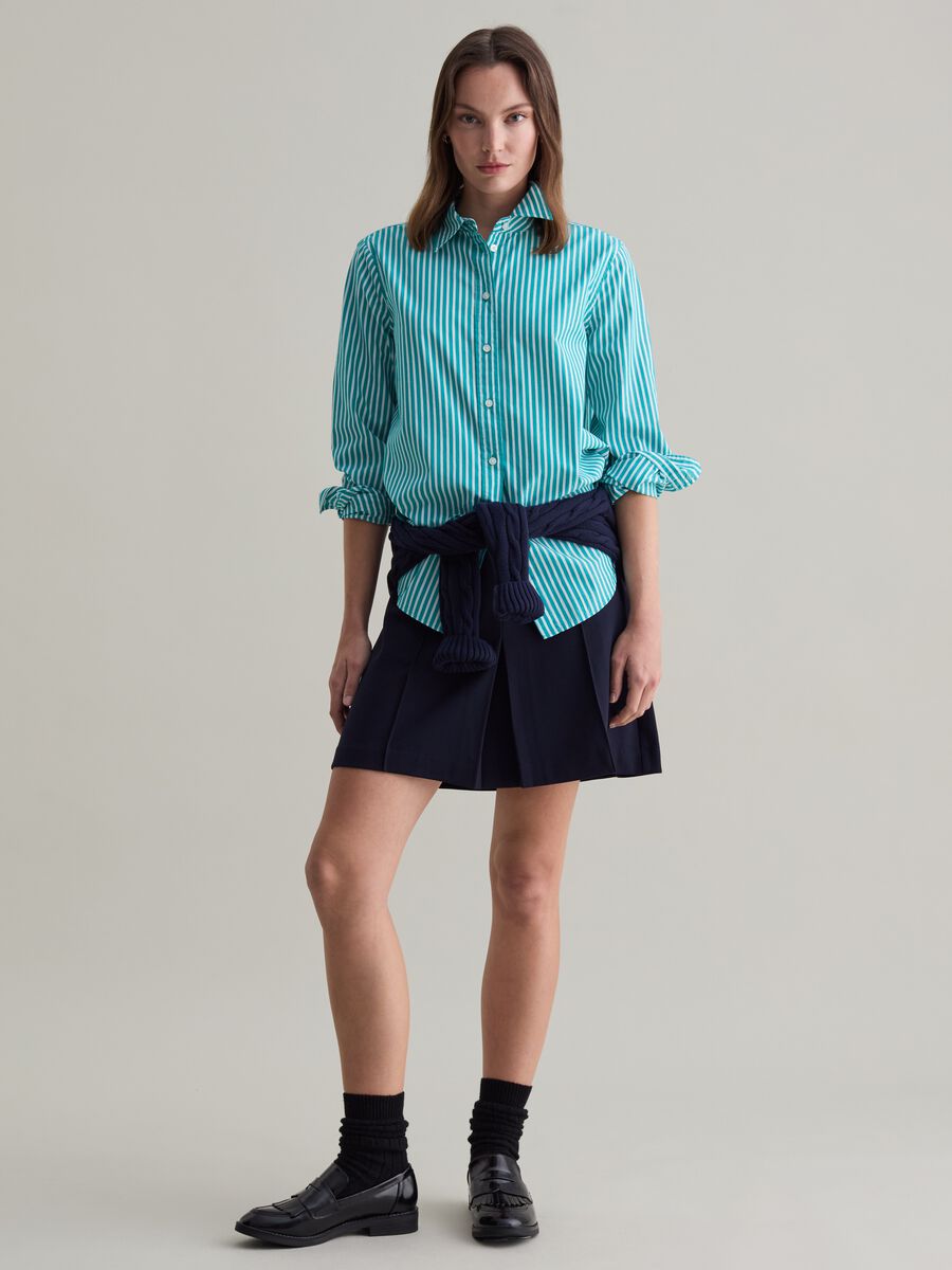 Cotton poplin shirt_0