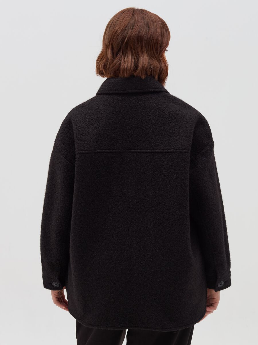 Curvy oversized single-breasted coat_3