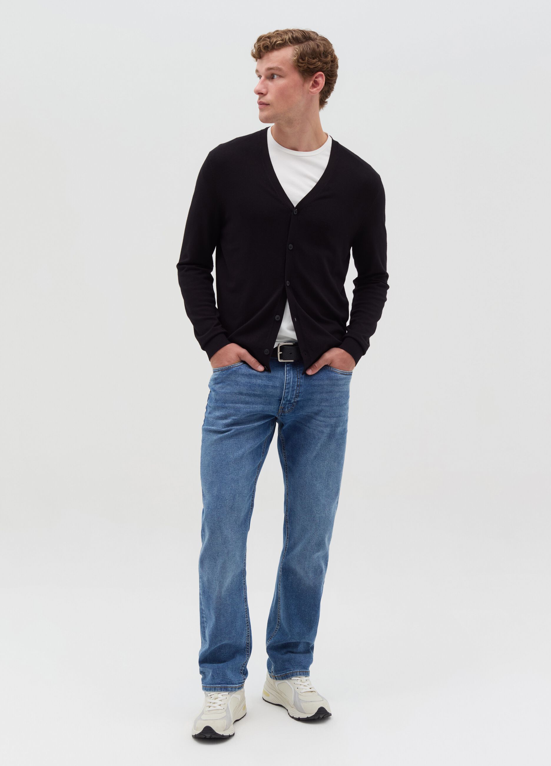 Comfort-fit stretch jeans