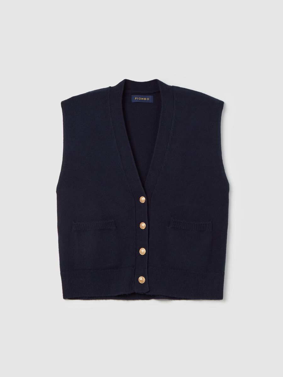 Contemporary gilet with buttons_4