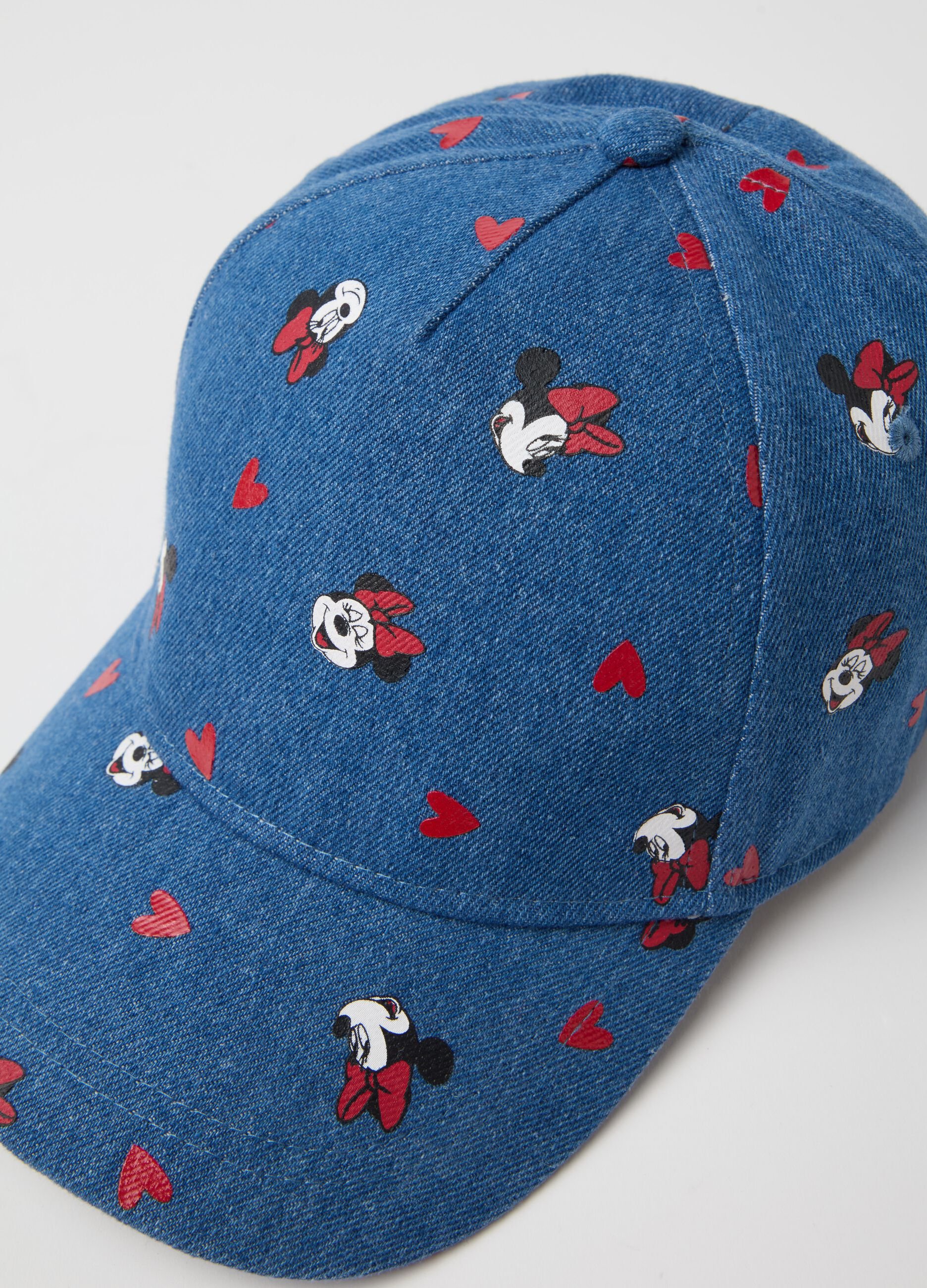 Berretto da baseball in denim bio Minnie