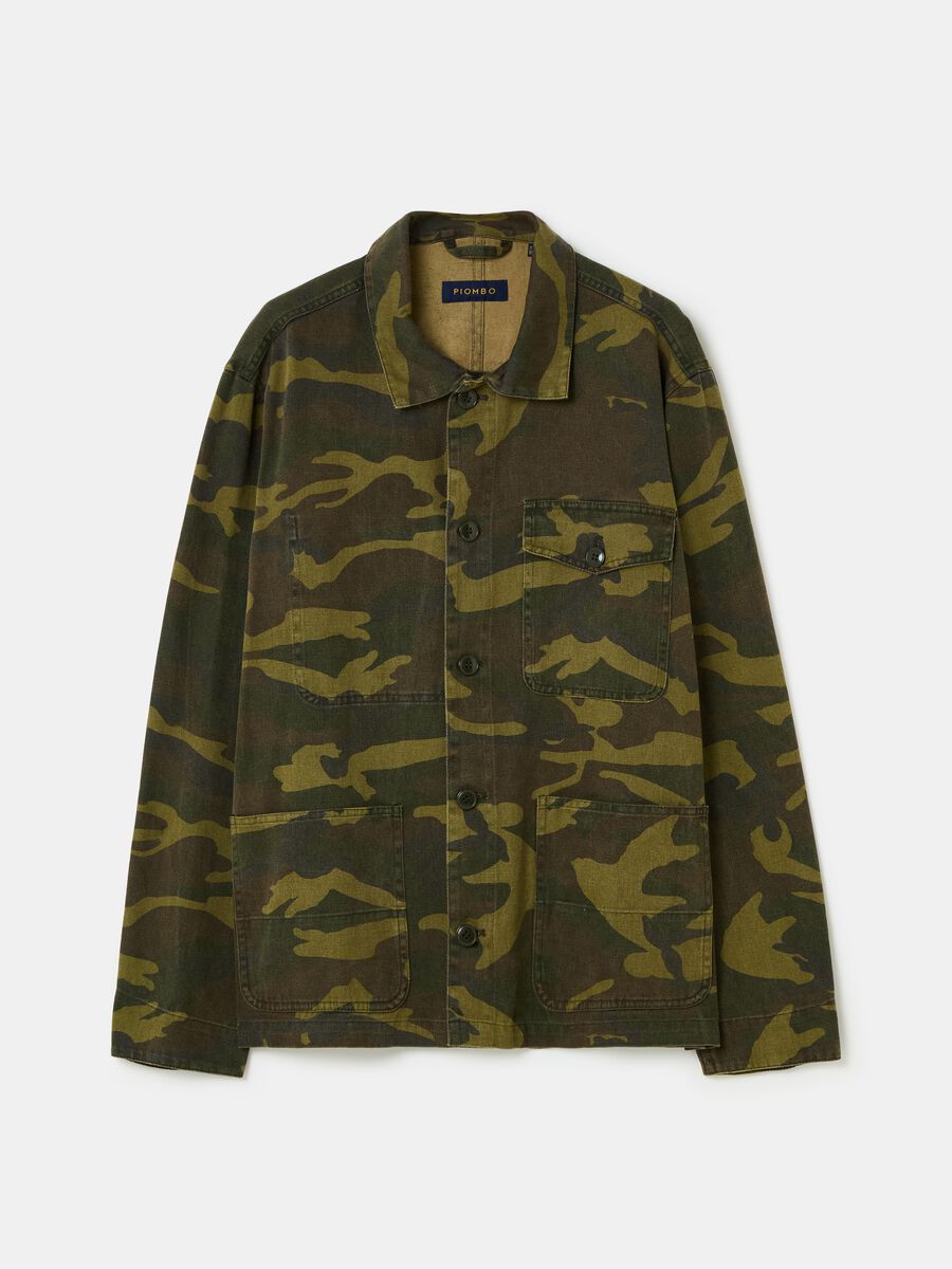 Camouflage shacket with pockets_3