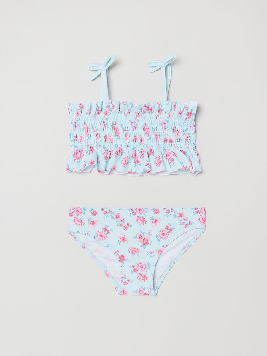 Bikini with floral pattern_0