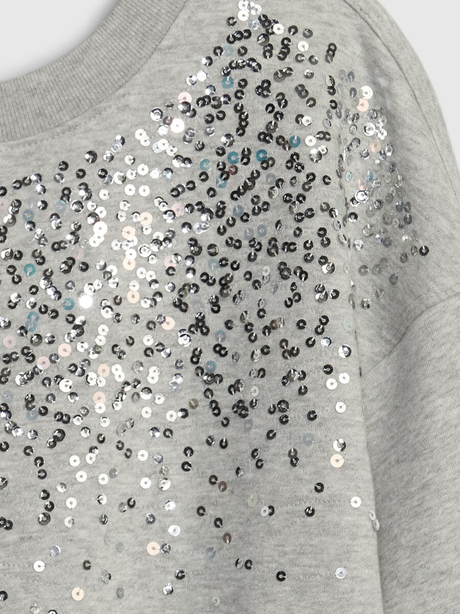 Sweatshirt with round neck and sequins_2